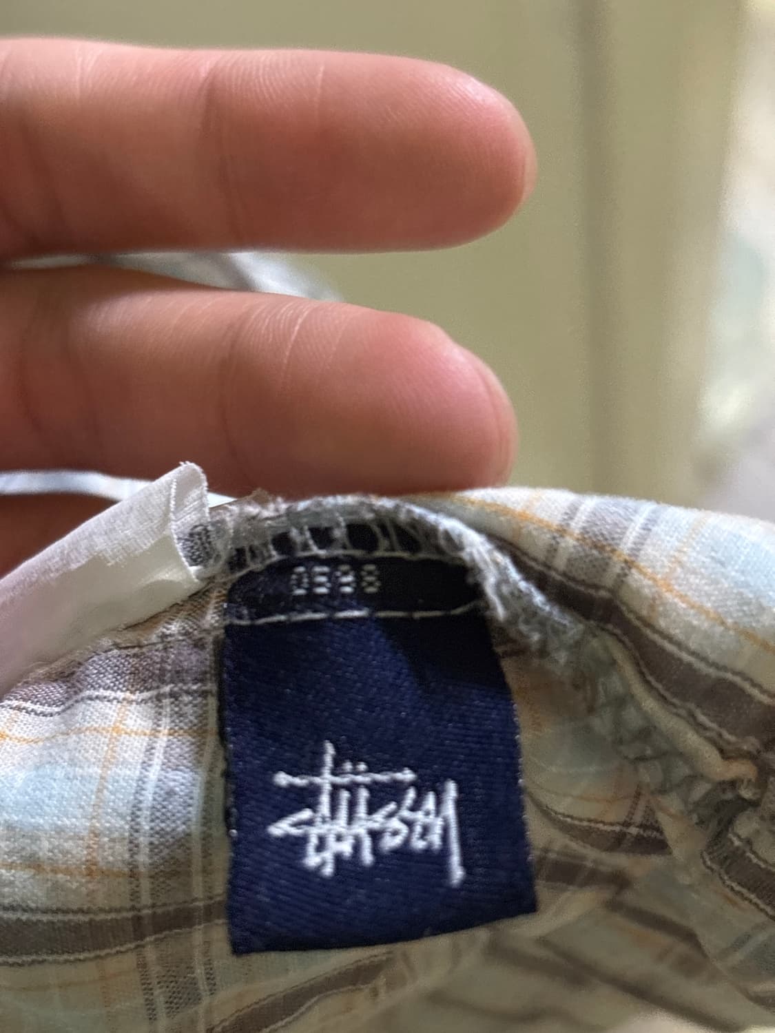 90s 스투시 체크 셔츠 상품이미지8