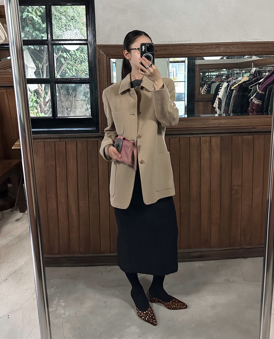 DIESEL rose leather clutch 상품이미지9