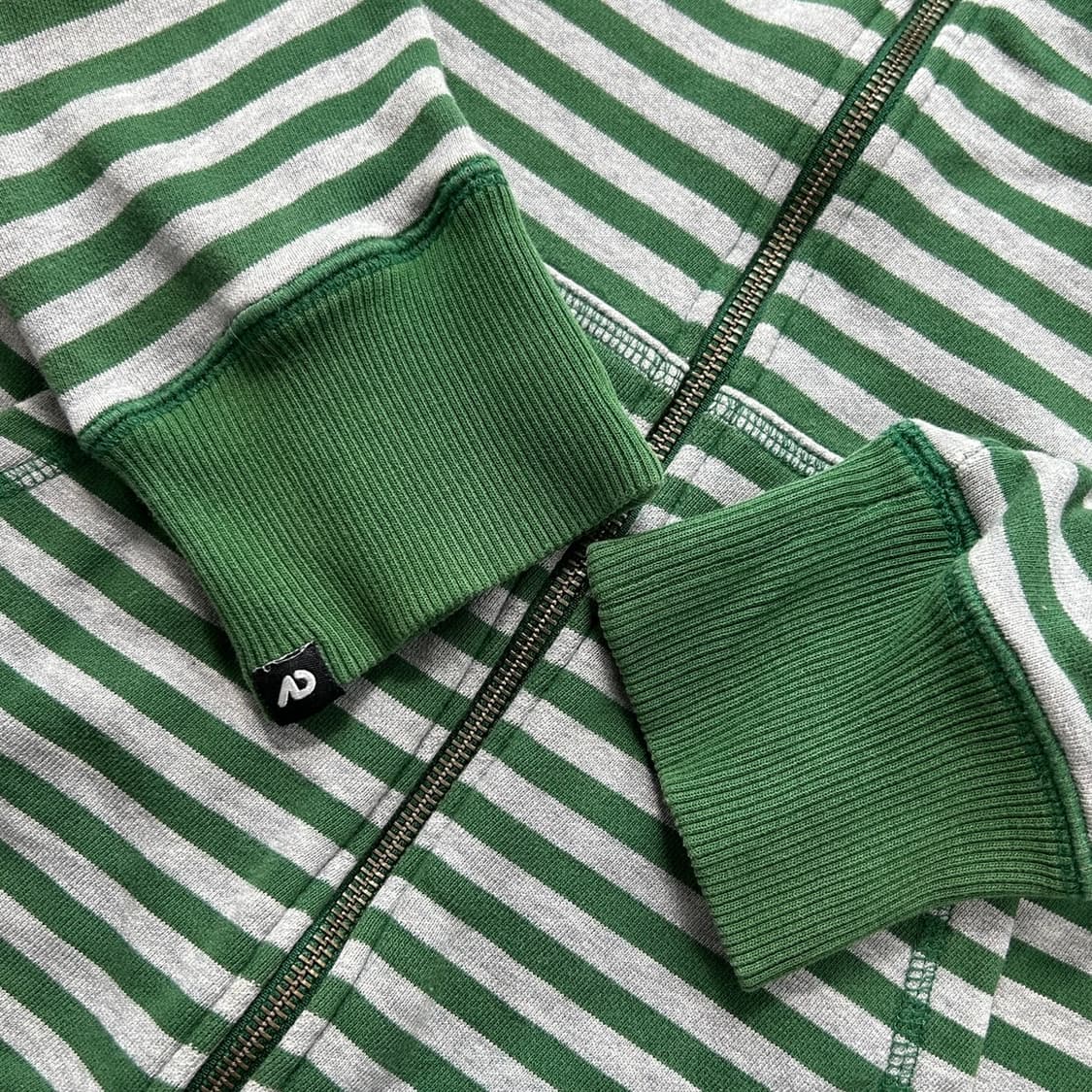 나이키 그린 스트라이프 후드집업 상품이미지4