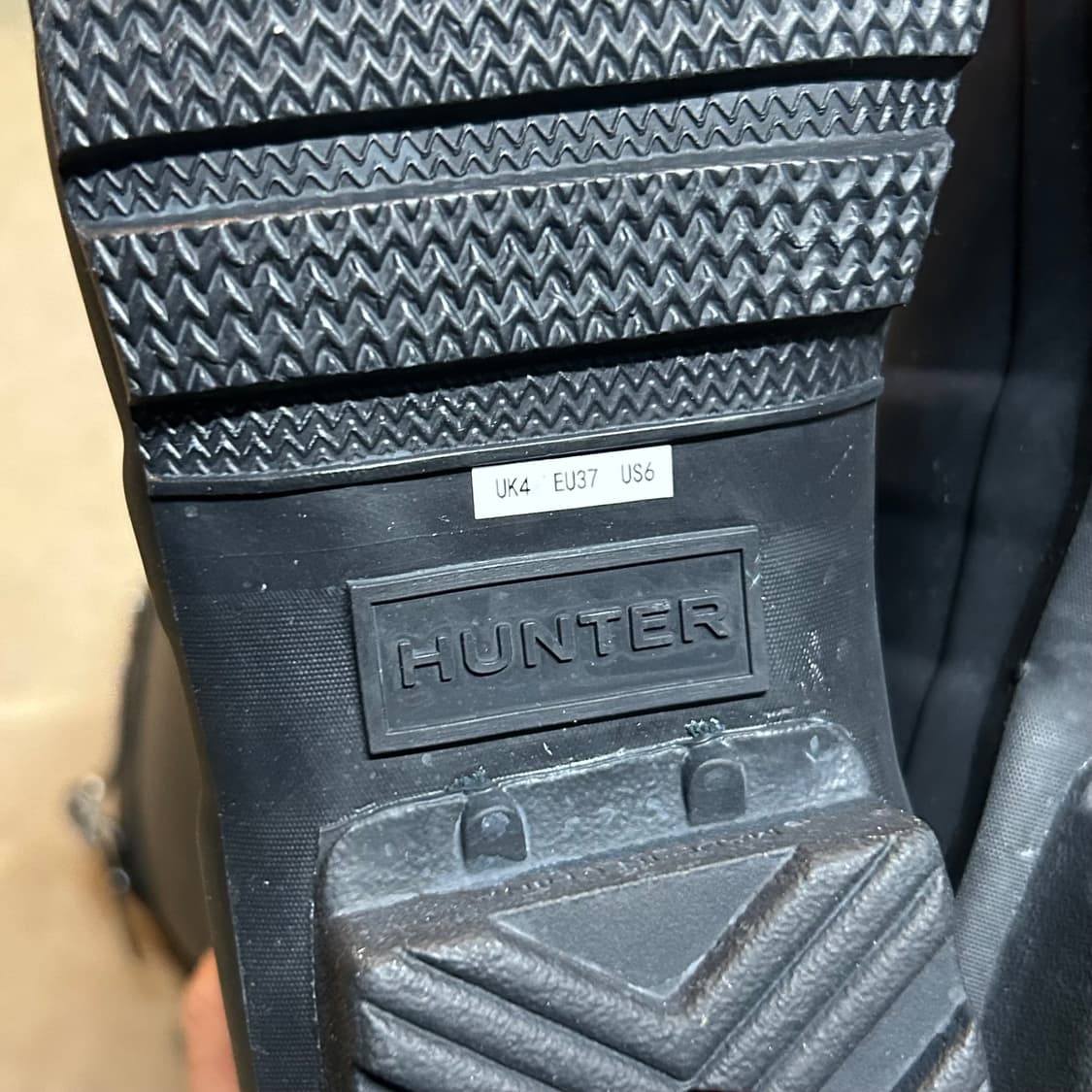 230) 헌터 오리지널 레인부츠 장화 톨 블랙 상품이미지7