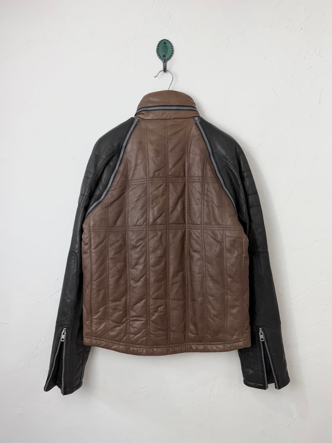 NUMERO DUE 기믹 램 레더 팬츠 상품이미지3