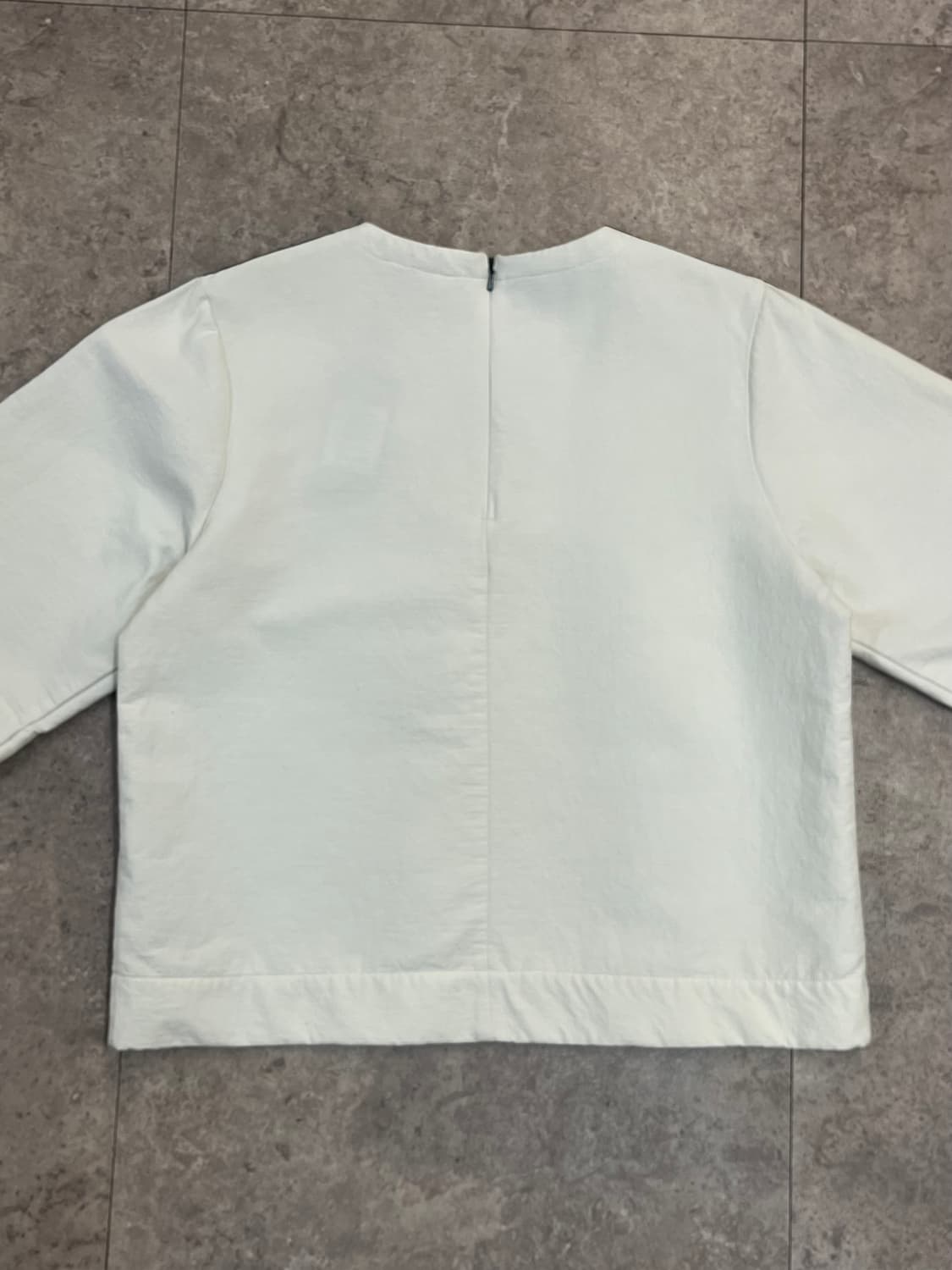 아디다스 크롭 삼선 반팔티 아이보리 XS #csz3745 상품이미지8