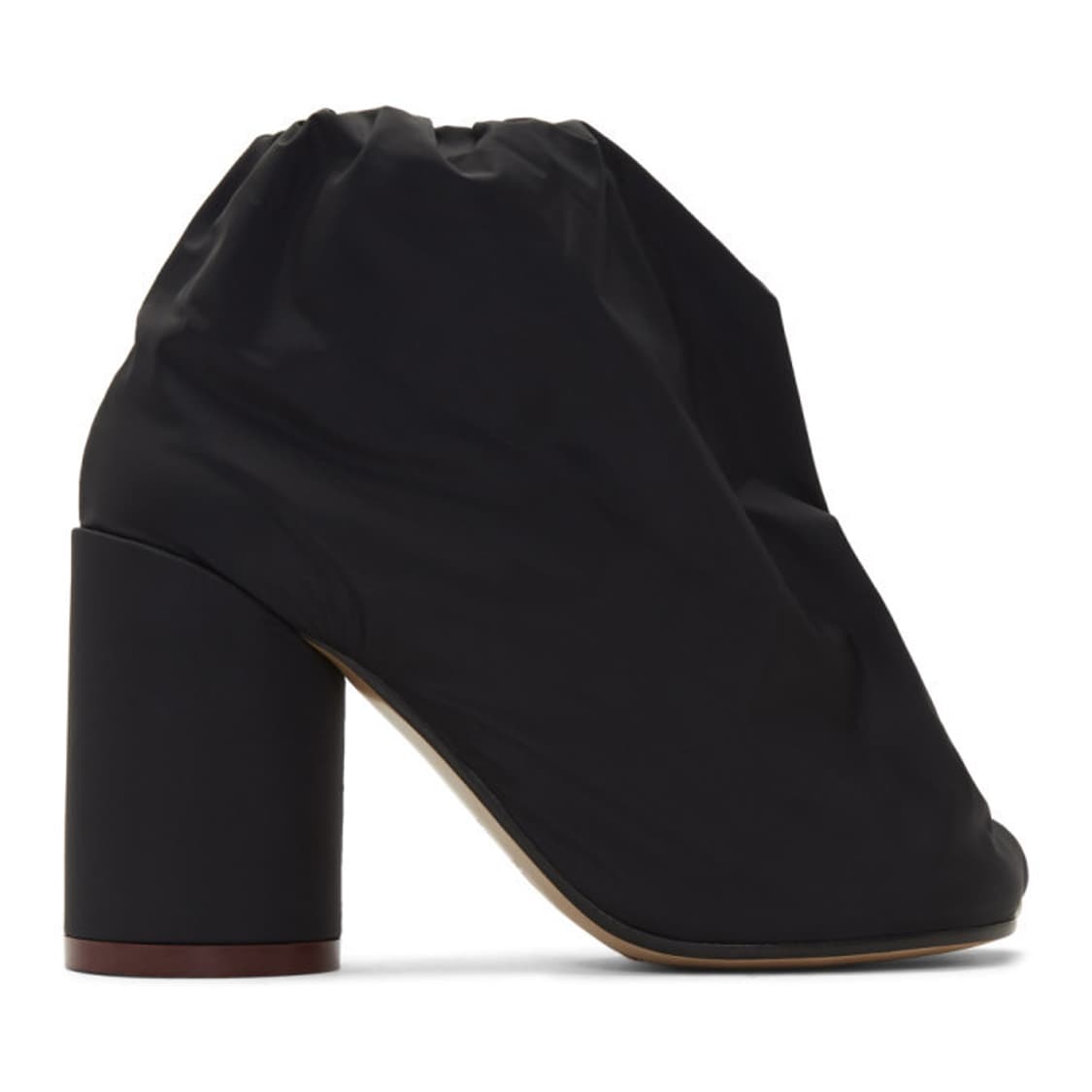 MM6 Black Nylon Gathered boots 상품이미지4