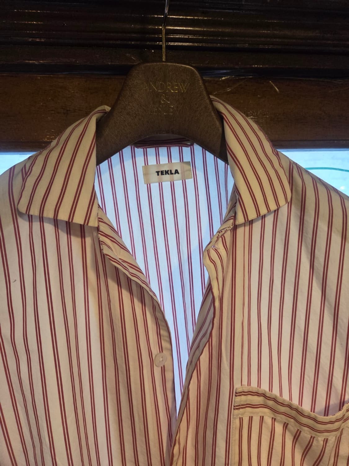 TEKLA 오픈칼라넥 셔츠  상품이미지3