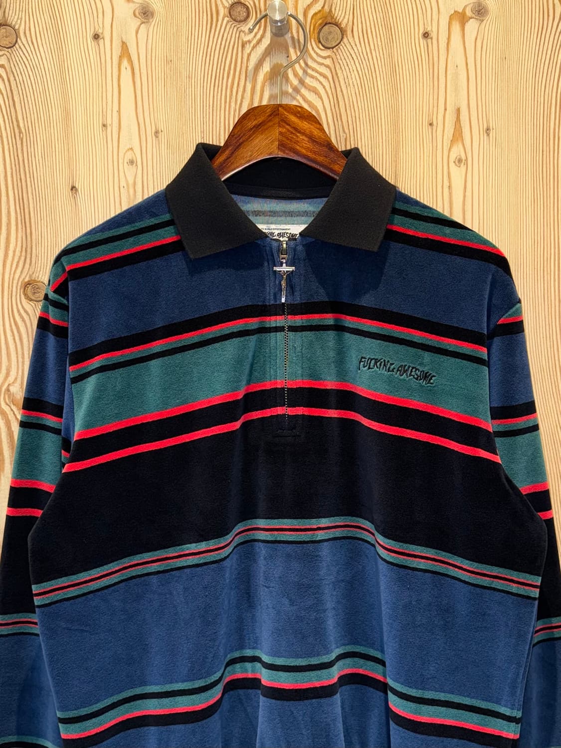 퍼킹어썸 벨루어 하프집업 상품이미지3