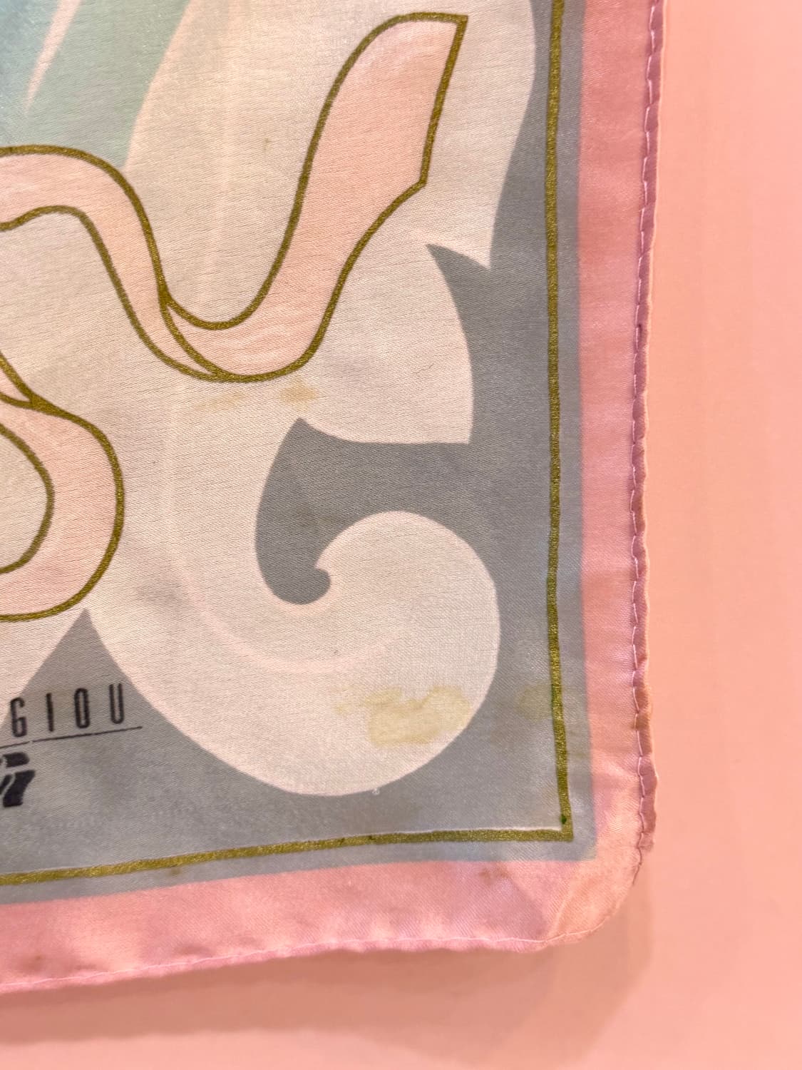 빈티지 파스텔 플로럴 스카프 상품이미지9