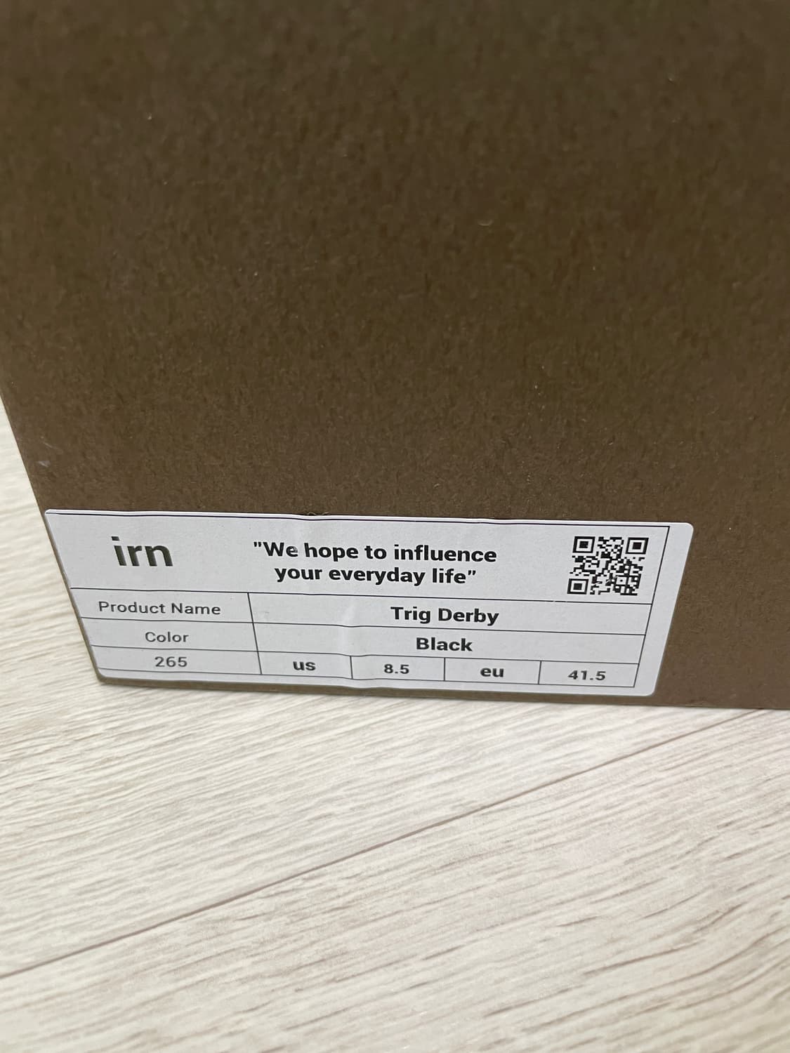irn 이른 트리그 더비 블랙 265 상품이미지8