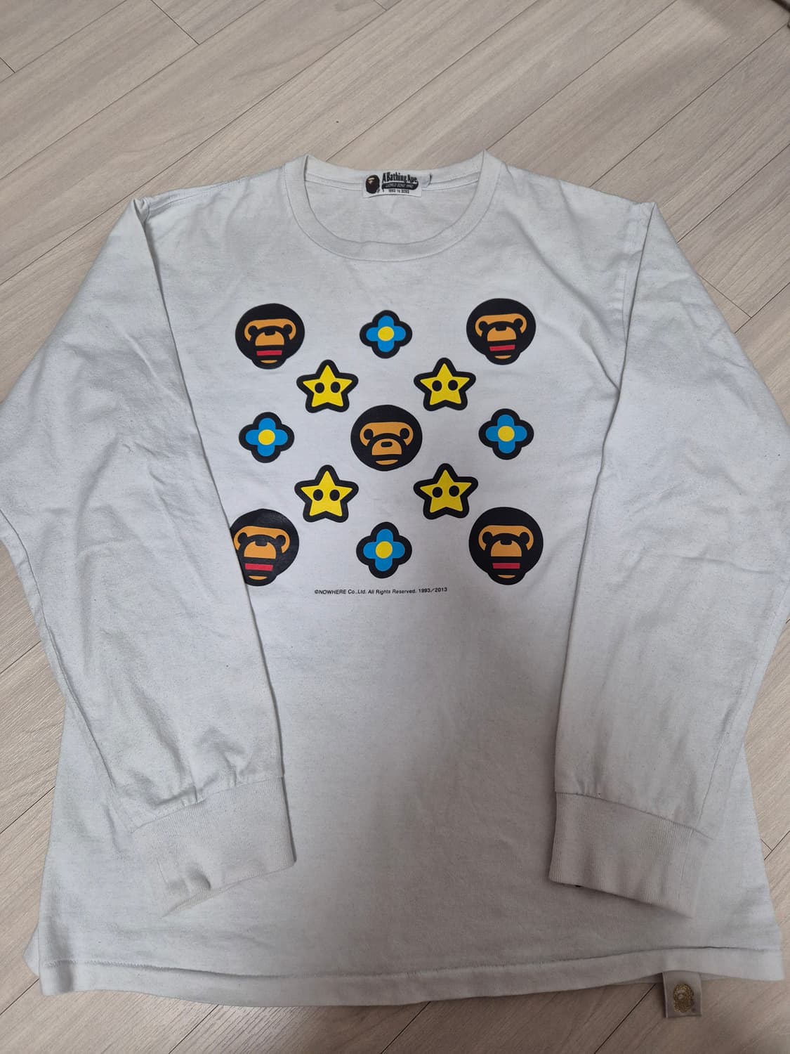 베이프 마일로 모노그램 롱 슬리브 상품이미지3