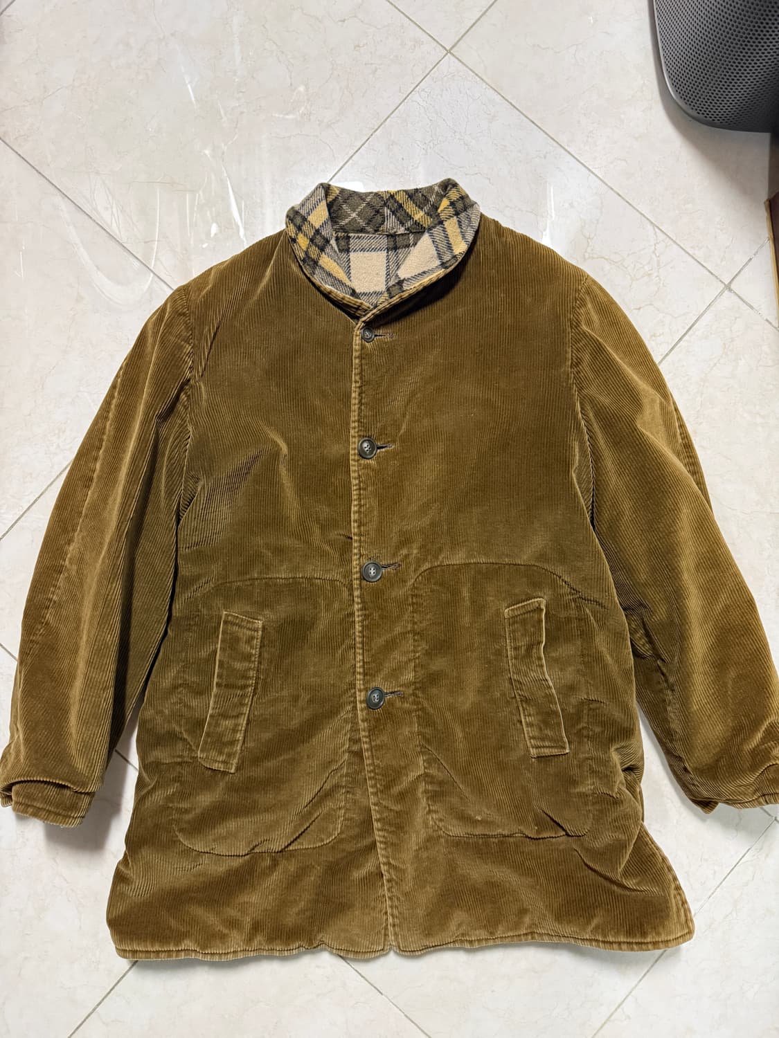 zero king old reversible shawl collar co 상품이미지1