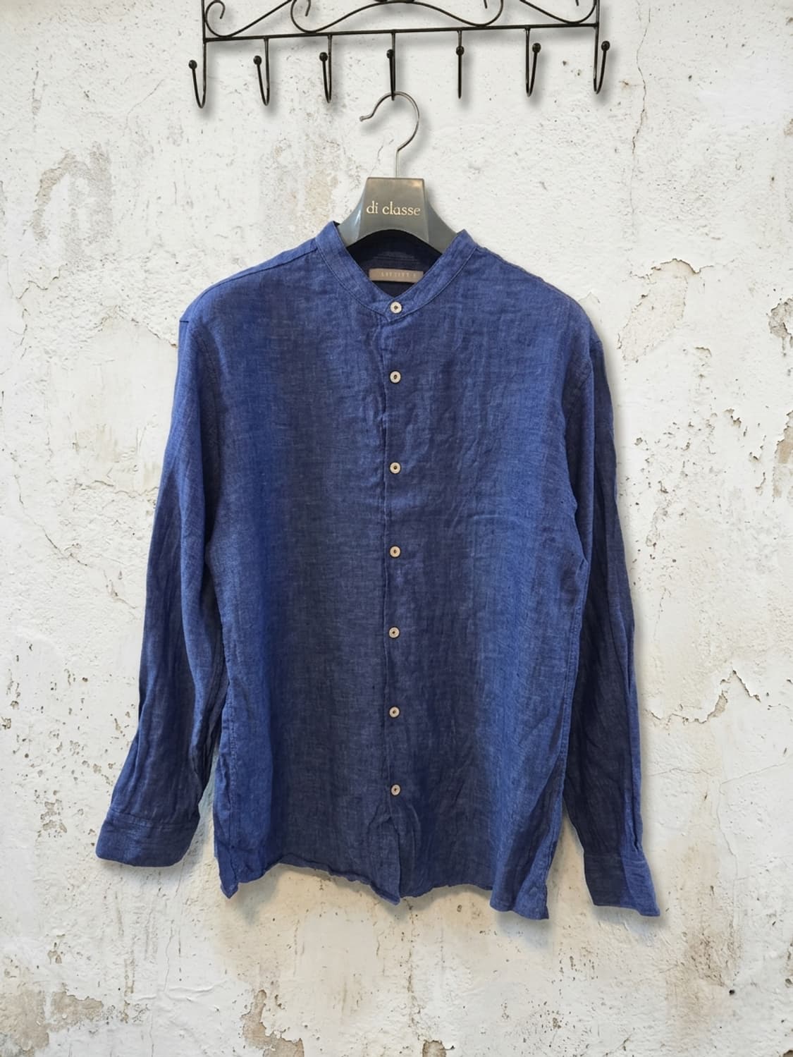 이태리 파니칼레 린넨  블루 셔츠 L 상품이미지1
