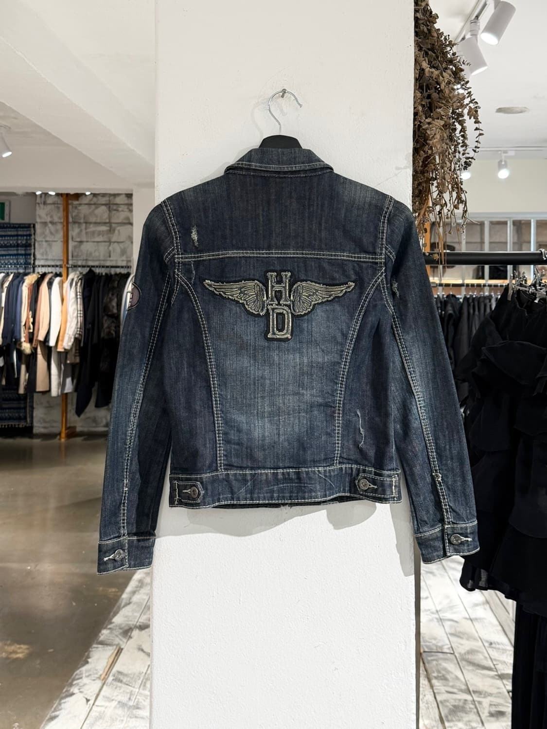 할리 데이비슨 코튼 패치 데님 자켓 상품이미지6