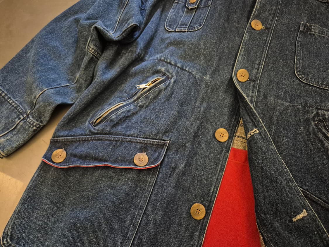90s 챕스랄프로렌 데님 헌팅 자켓 상품이미지4