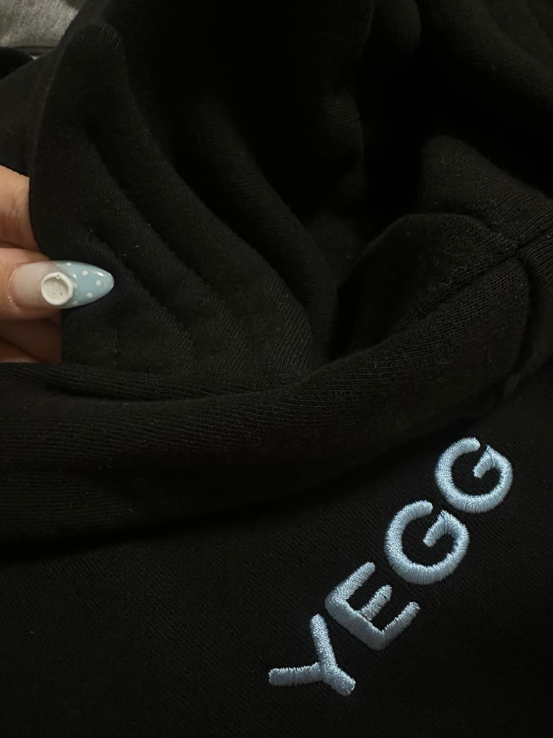 Yegg 윙 후드집업 블랙 상품이미지2
