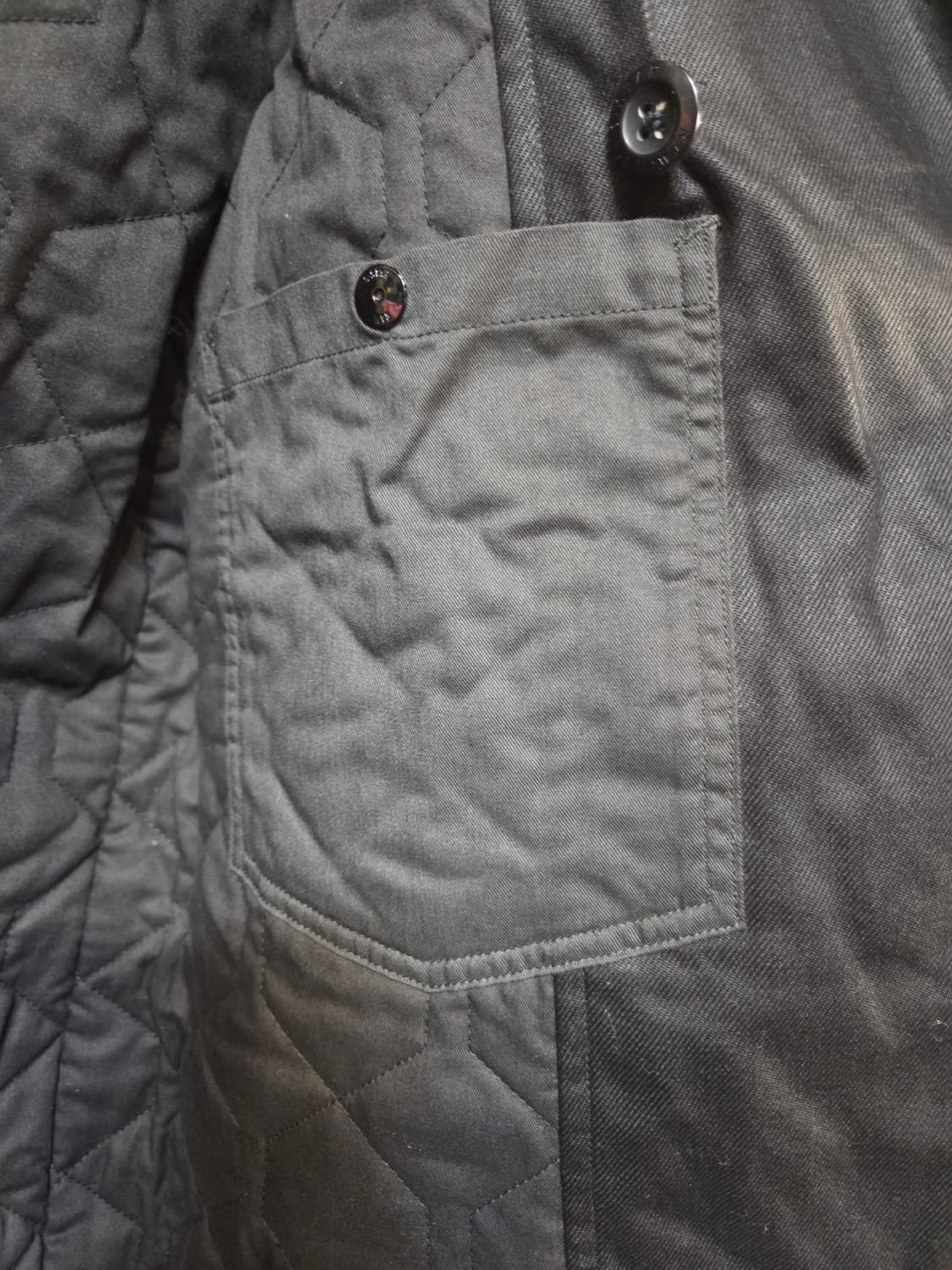 G-Star RAW 더블 브레스트 블랙 코트(M) 상품이미지8