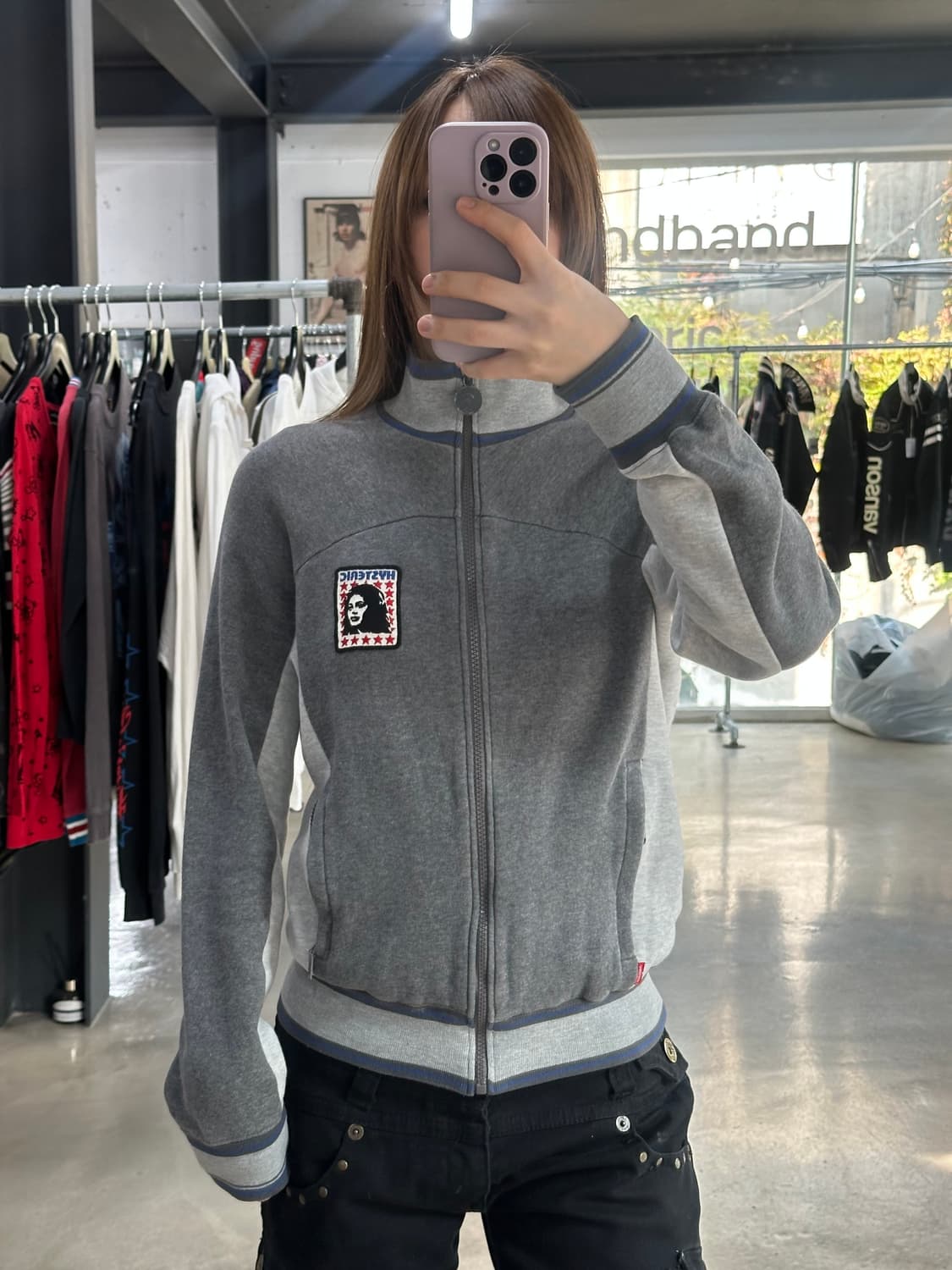 히스테릭글래머 90s 히스걸 트랙 코튼져지 상품이미지4