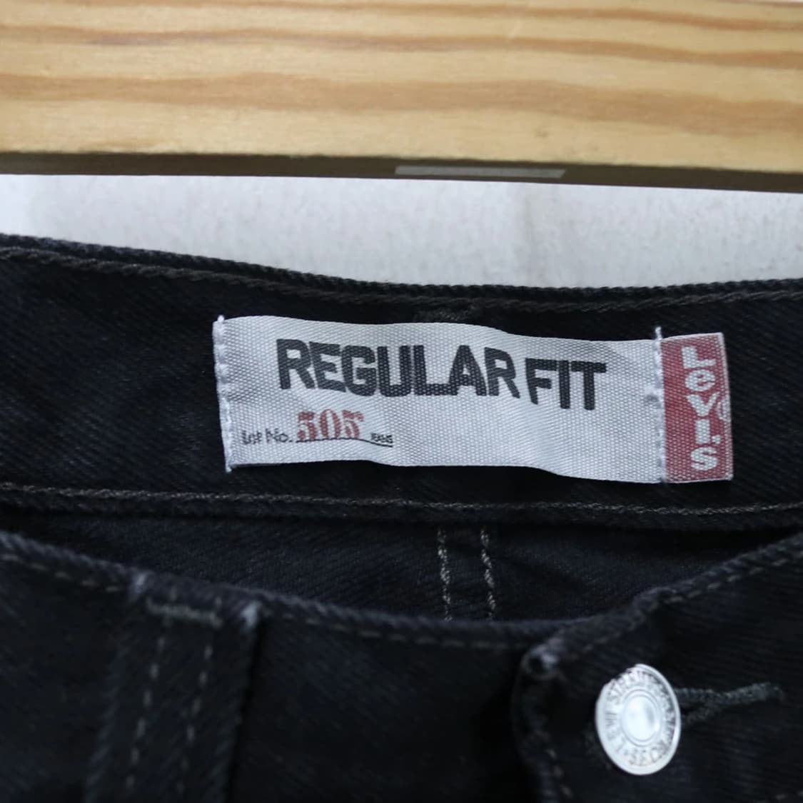 00'S LEVI'S 505 흑청 데님 팬츠 60071 상품이미지9