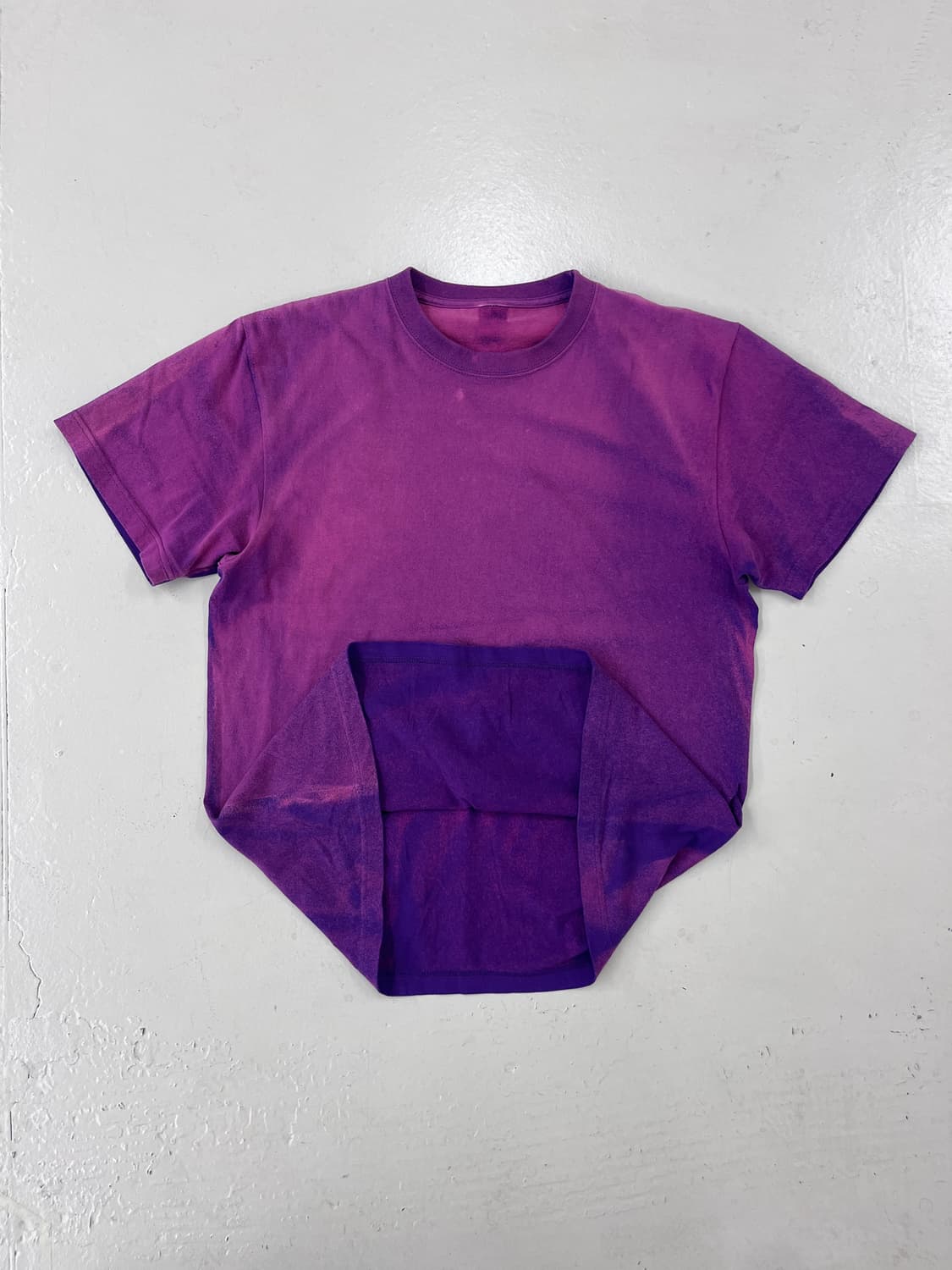 FRADECO HAND FADED PURPLE T-SHIRT 상품이미지6