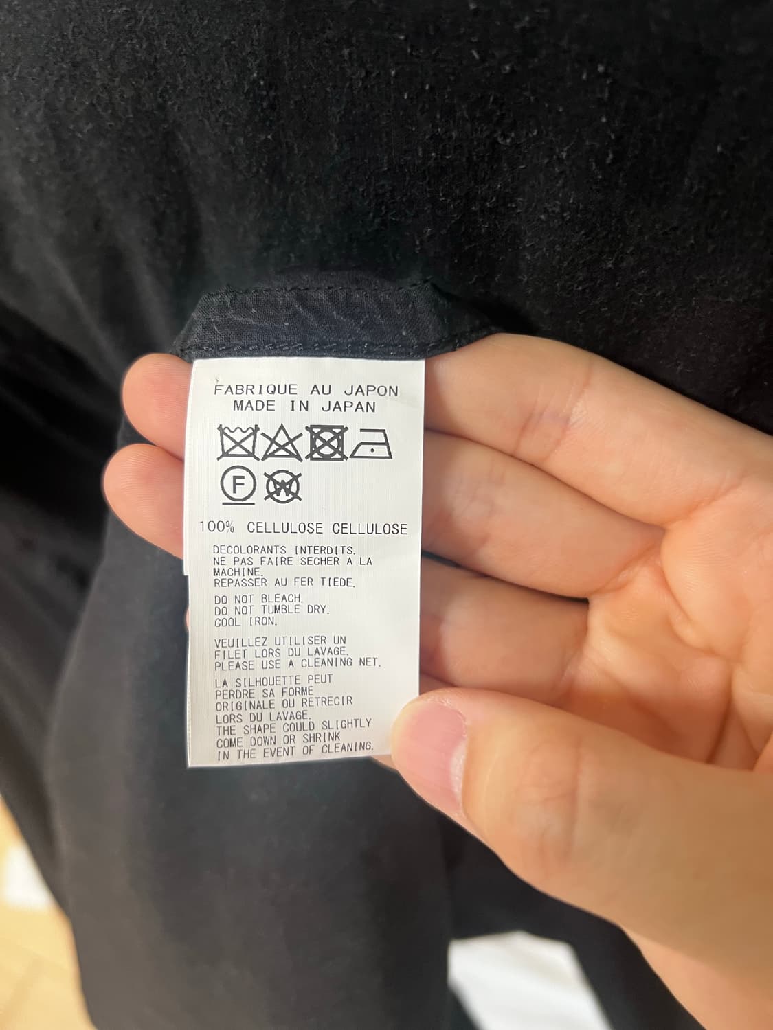 [3] 요지 야마모토 뿌르옴므 셀룰로스 셔츠 상품이미지4