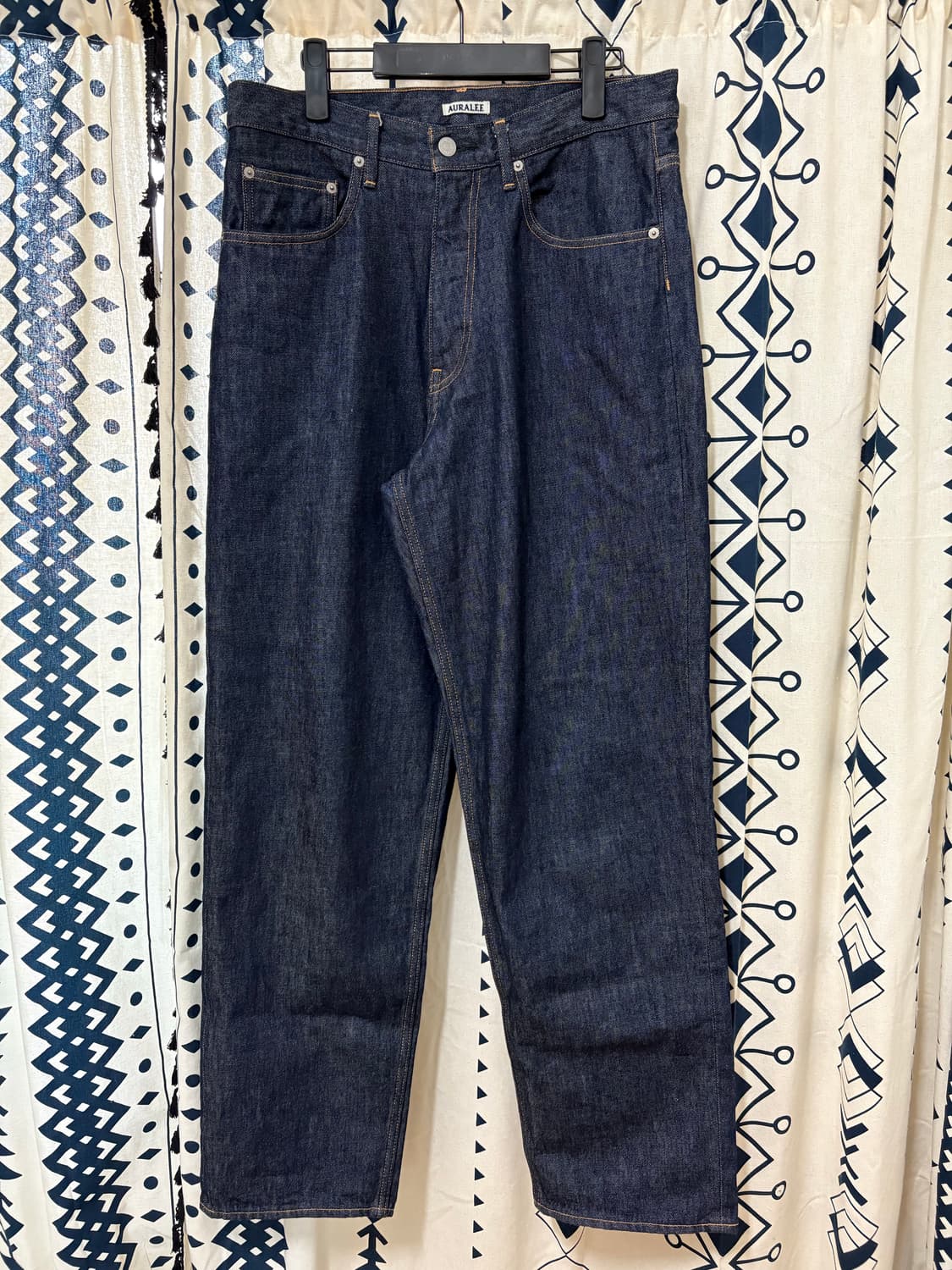 오라리 / 하드 트위스트 데님 와이드 팬츠 상품이미지2