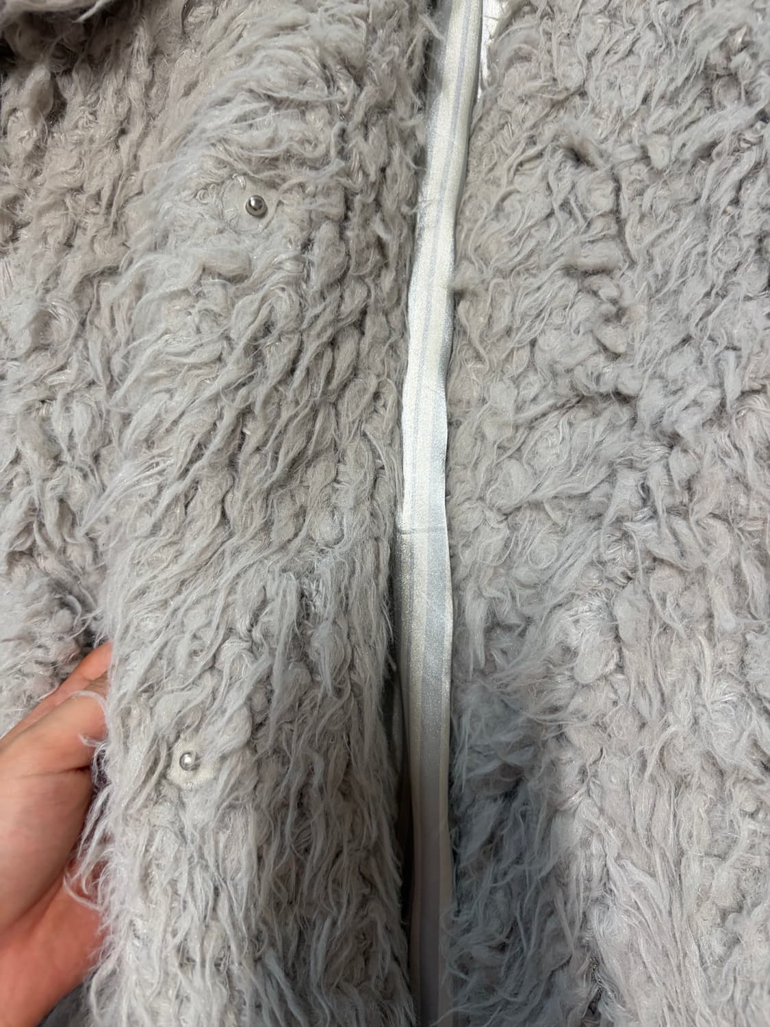 뽀글이 아우터 그래이 갸루 펑크 페어리 그런지 케토 빈티지 자켓 상품이미지2