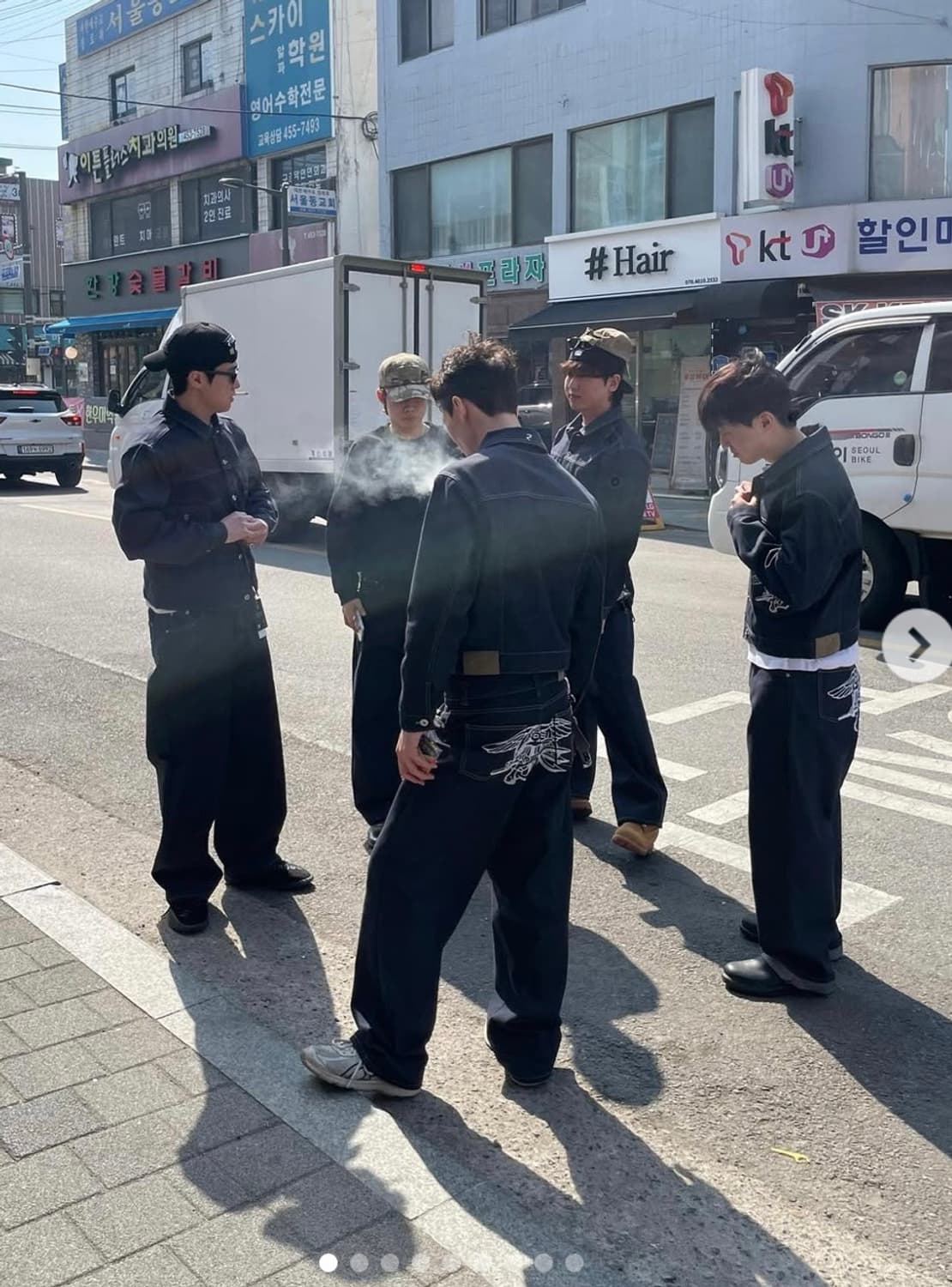 왓츠더유즈 네이비씰 데님셋업 상품이미지2