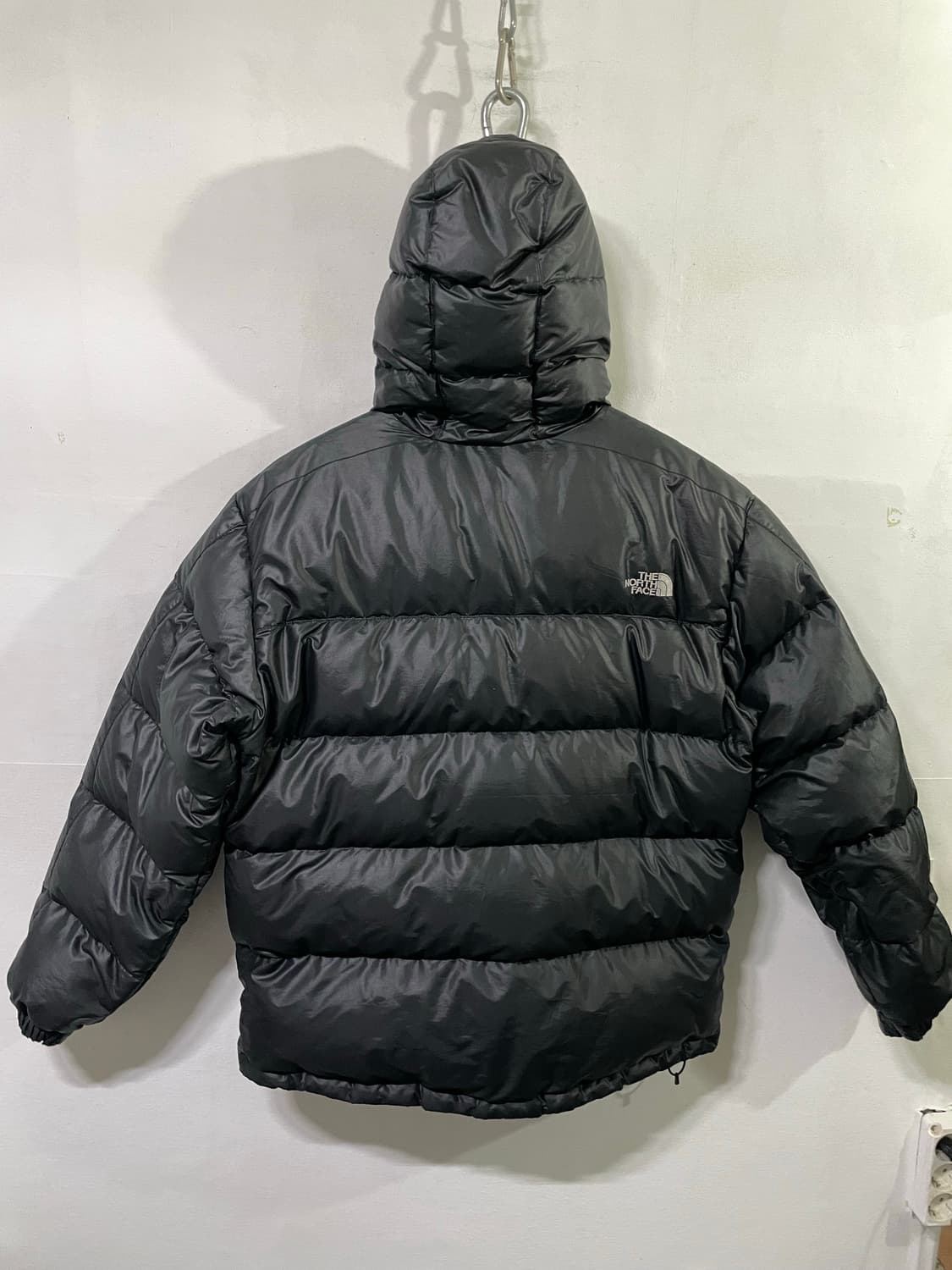 노스페이스 구스다운 퍼텍스 패딩 올블랙 700 XL 105사이즈 상품이미지2