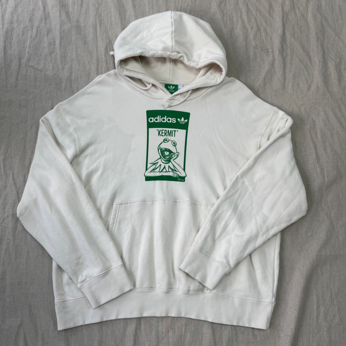 아디다스 디즈니 커밋 크림 후드 2XL 상품이미지2