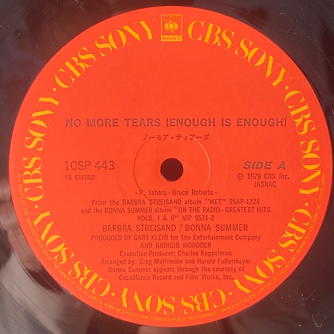 (중고LP-디스코) Barbra Streisand & Donna Summ 상품이미지4