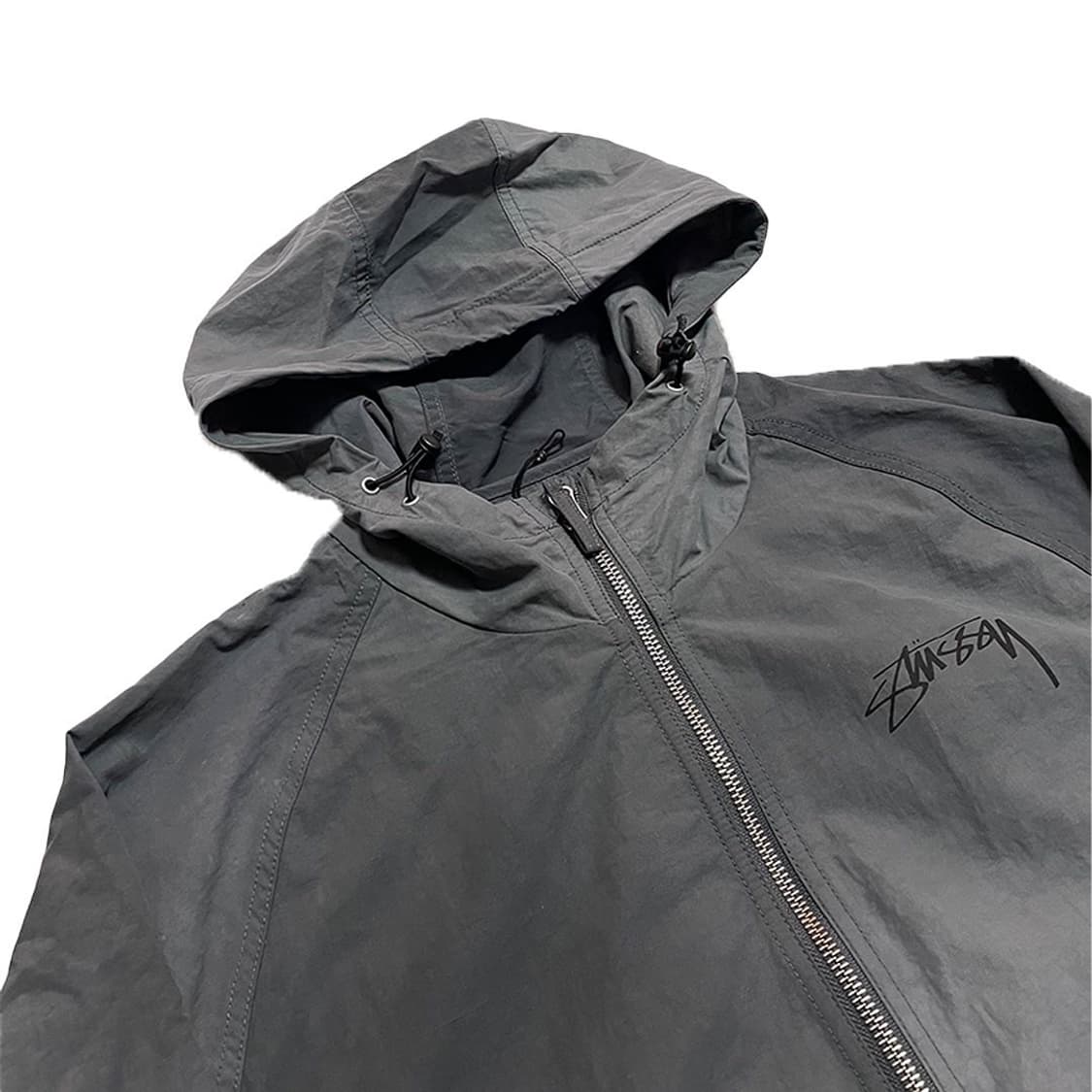 스투시 웨이브 다이 비치 쉘 자켓 그레이 상품이미지6