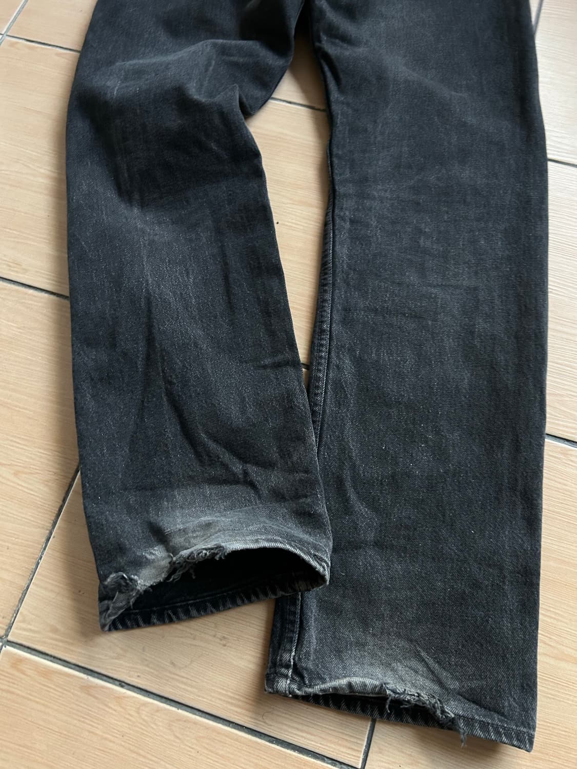 90‘s 리바이스501 블랙진33(32)in 상품이미지5