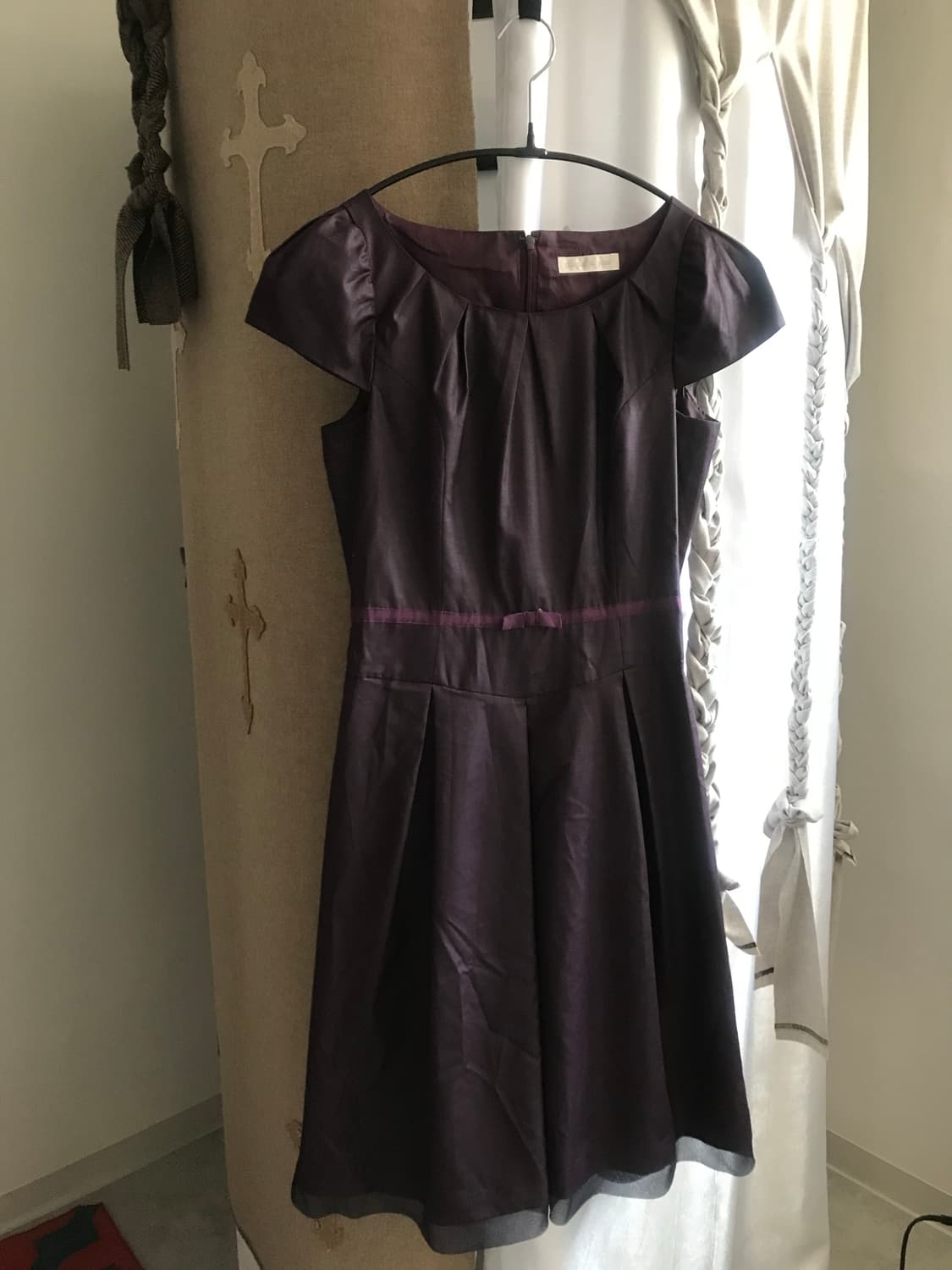 vintage purple pintuck one-piece 상품이미지4