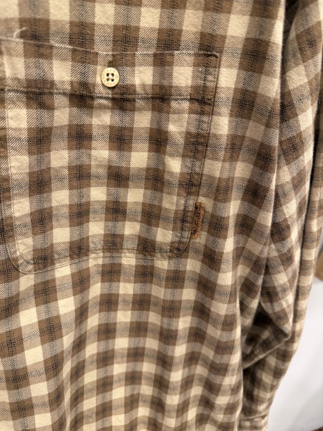 90s Timberland 팀버랜드 올드 체크 셔츠 상품이미지7