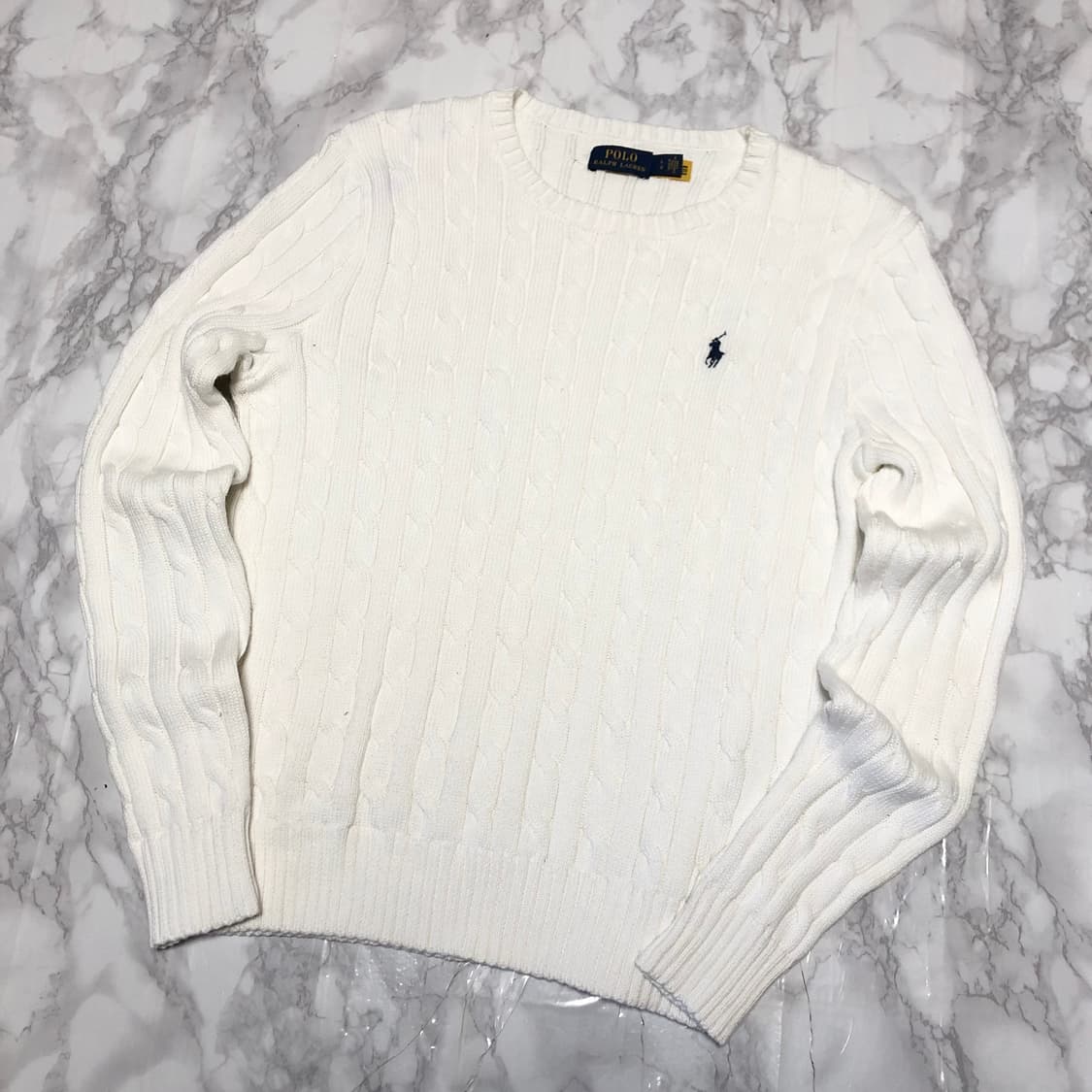 폴로 랄프로렌 니트 거의새거 꽈배기 여성용 상품이미지1