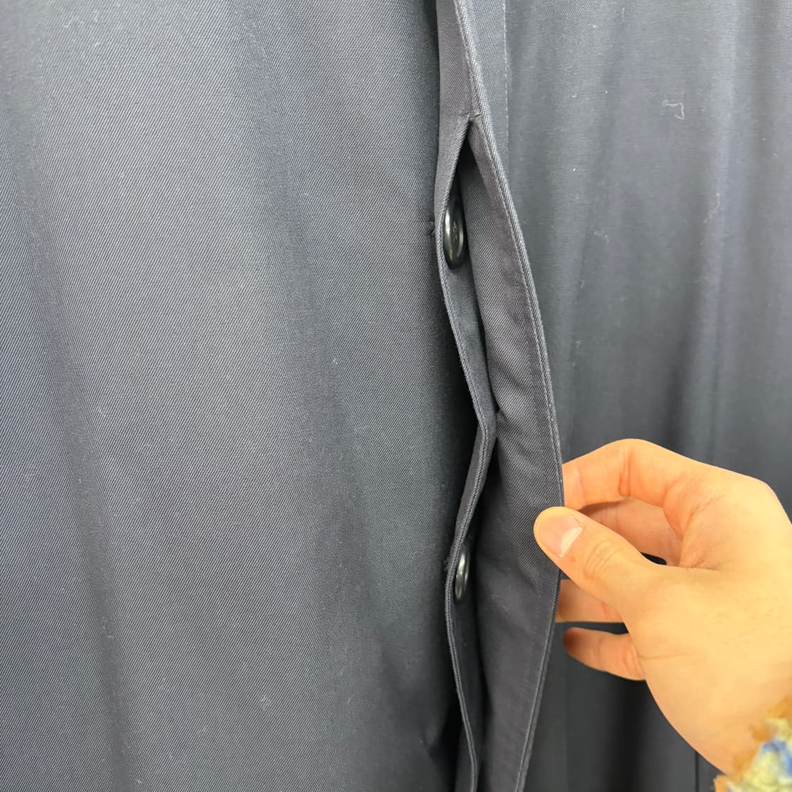 버버리 네이비 롱 트렌치 코트 남/L 상품이미지4