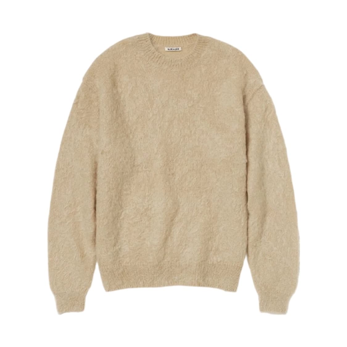 오라리 24fw 슈퍼 키드 모헤어 니트 베이지 상품이미지4