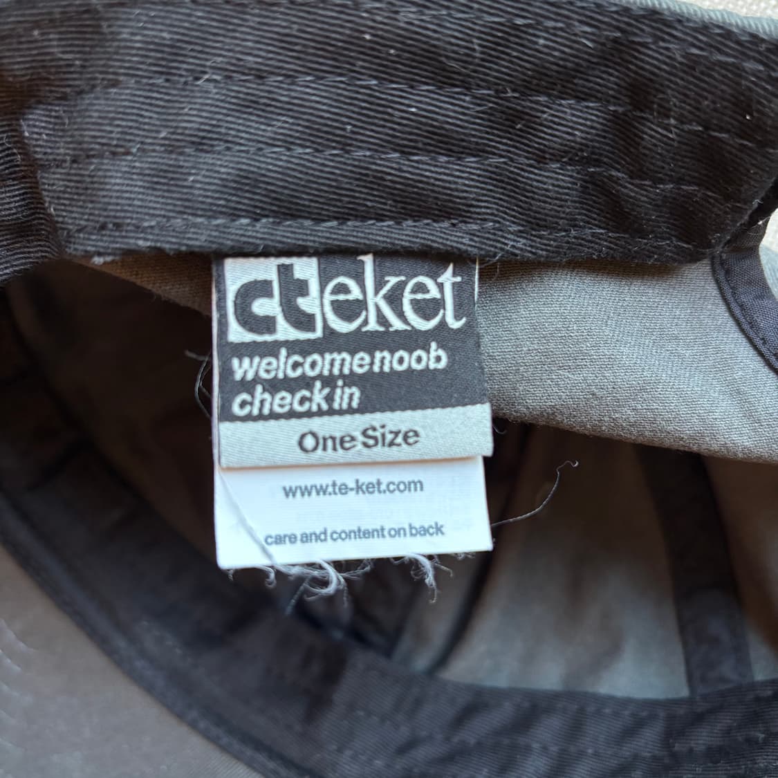 테켓 차콜컬러 볼캡 (남여공용) 상품이미지9