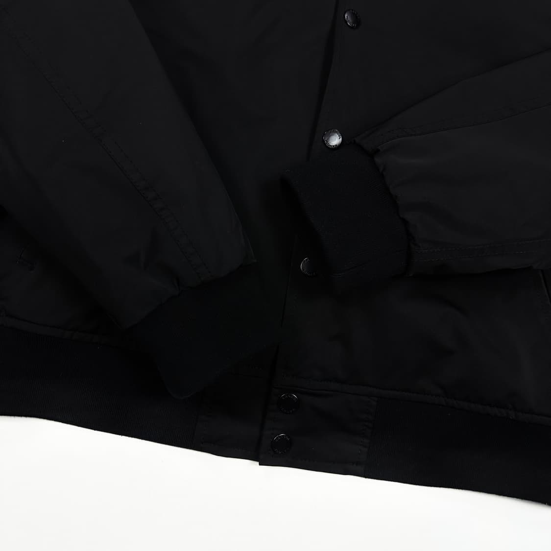 캉골 패치 로고 블랙 봄버 블루종 자켓 (실측 L) 상품이미지4