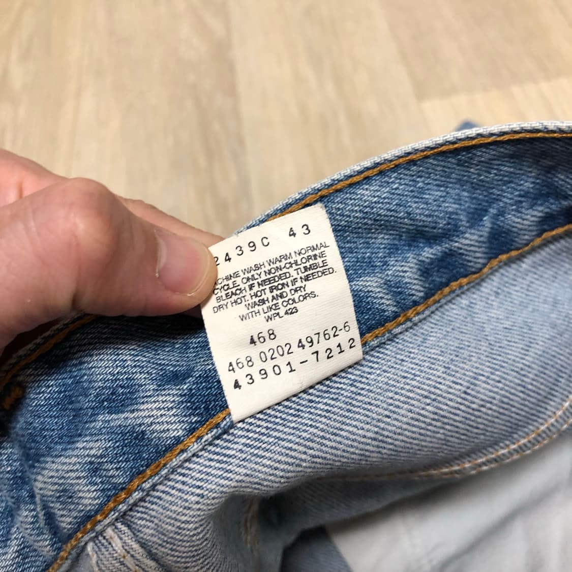 (32) 00's 리바이스 Levi's 550 릴렉스드핏 연청 쇼츠 반바 상품이미지6