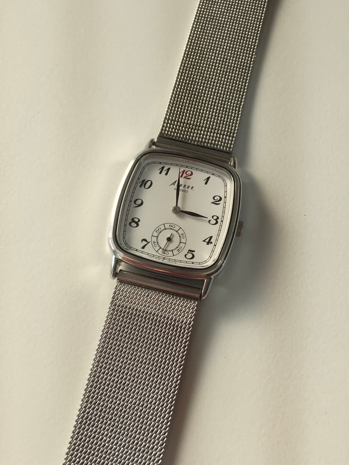 80s seiko avenue square arbic index 상품이미지9