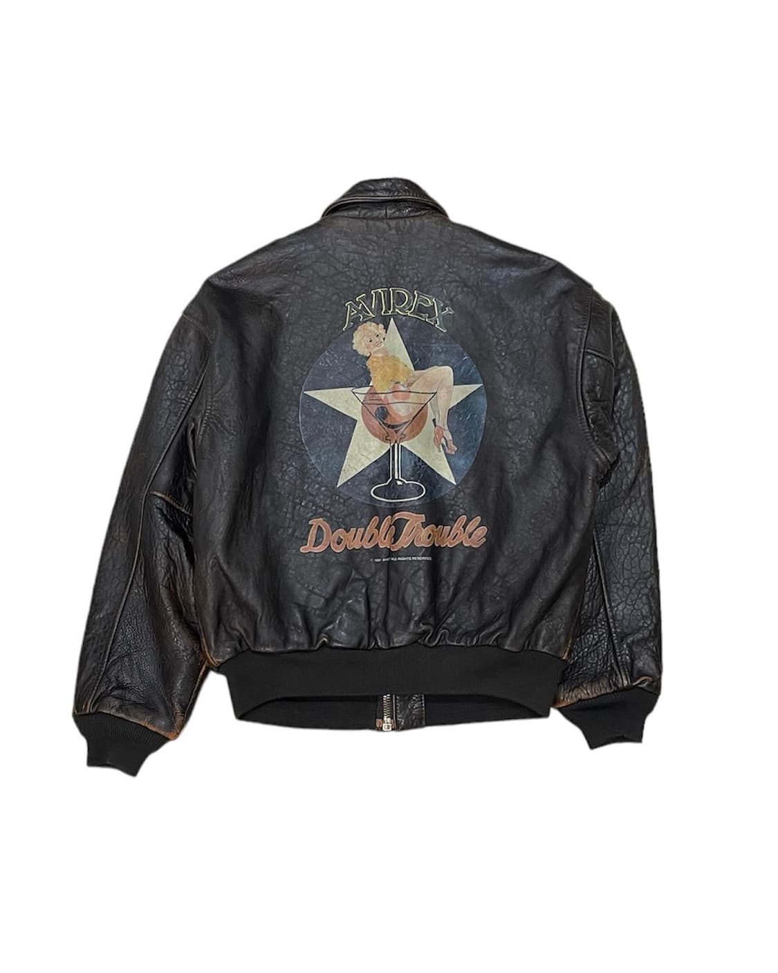 91‘s AVIREX A-2 레더자켓 상품이미지4