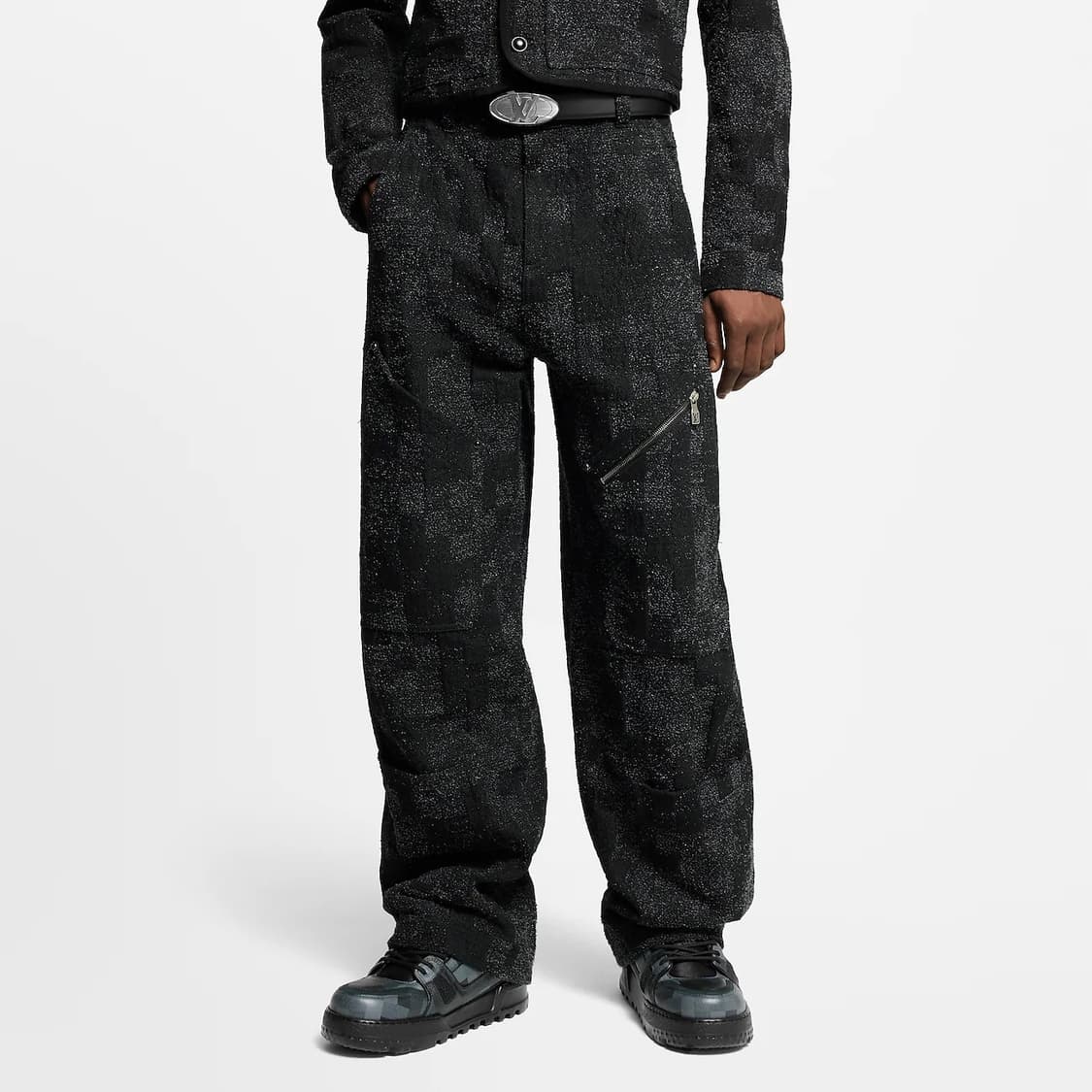 [풀셋⭕️] 루이비통 데님 부클 카펜터 워크웨어 팬츠 (택,인보이스⭕️) 상품이미지1