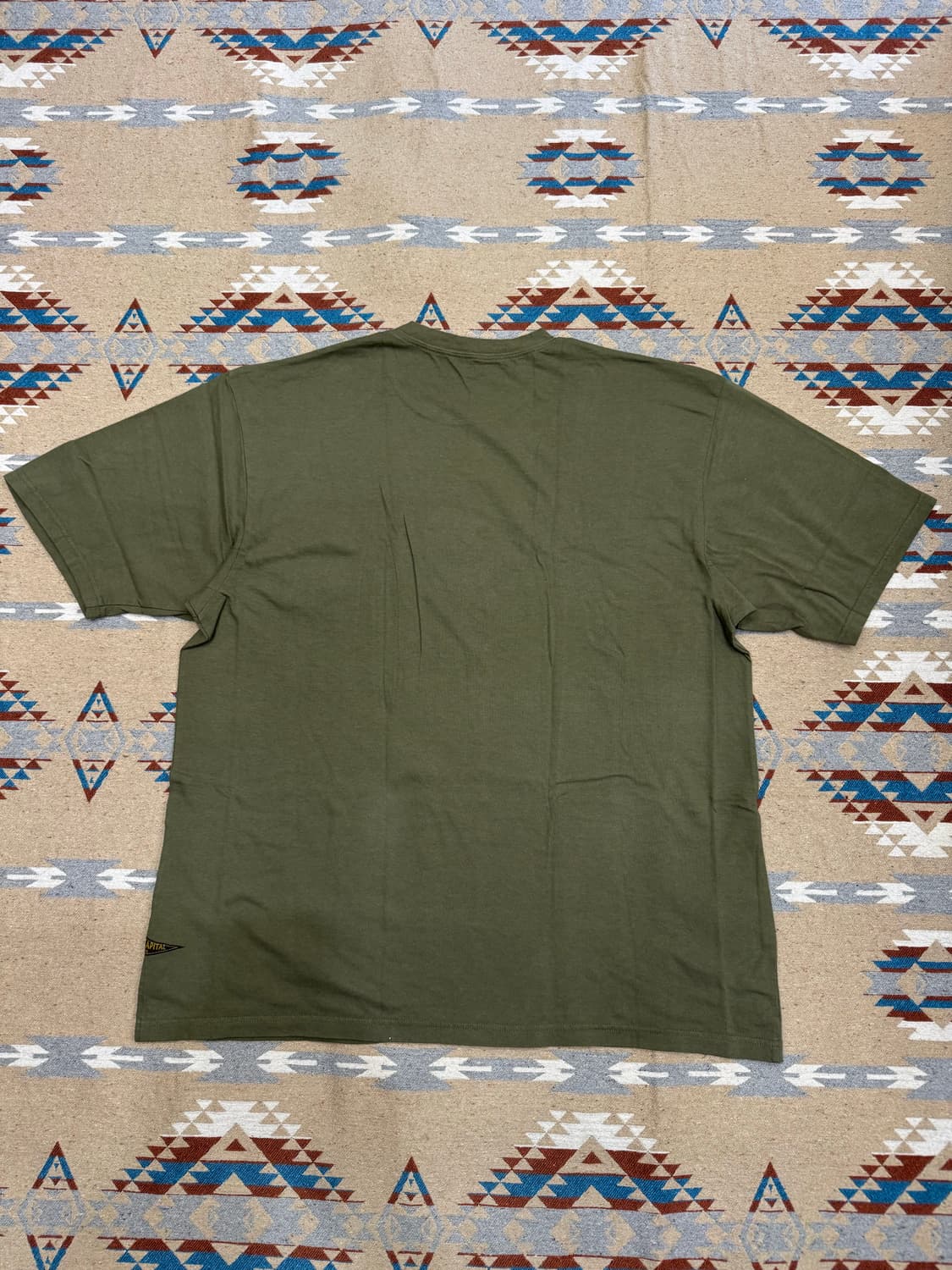 [L] 캐피탈 20 저지 패넌트 티셔츠 3 플래그 카키 상품이미지5