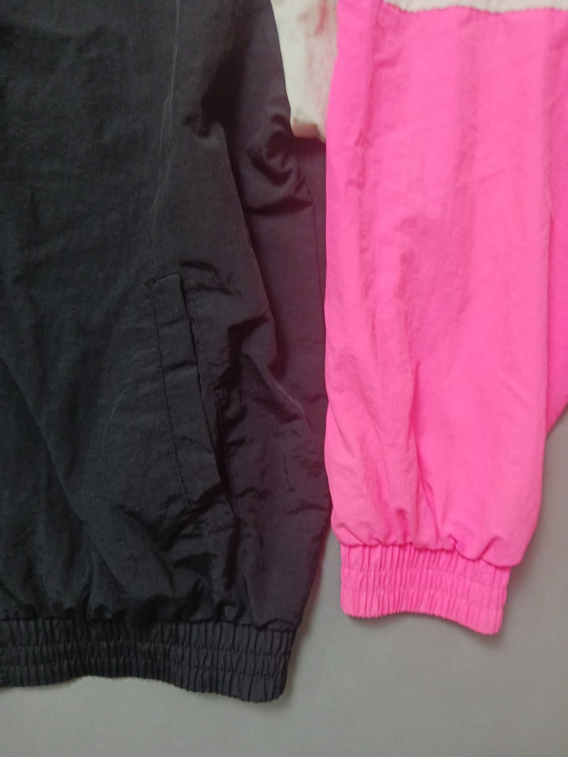 [프리] 샤인 형광컬러블록 리플렉티브 경량 바람막이 자켓 상품이미지4