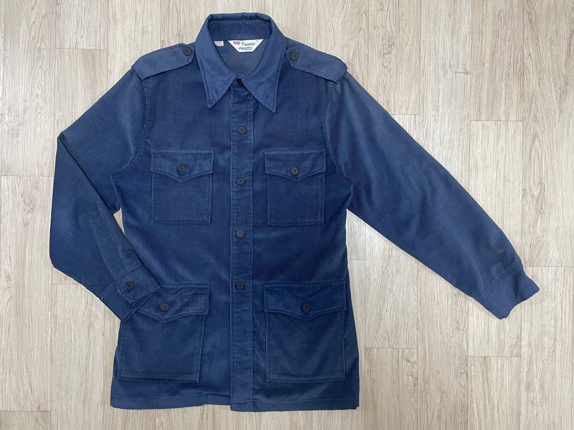 100) LVC원판 70's 리바이스 네이비 코듀로이 부쉬자켓 상품이미지1
