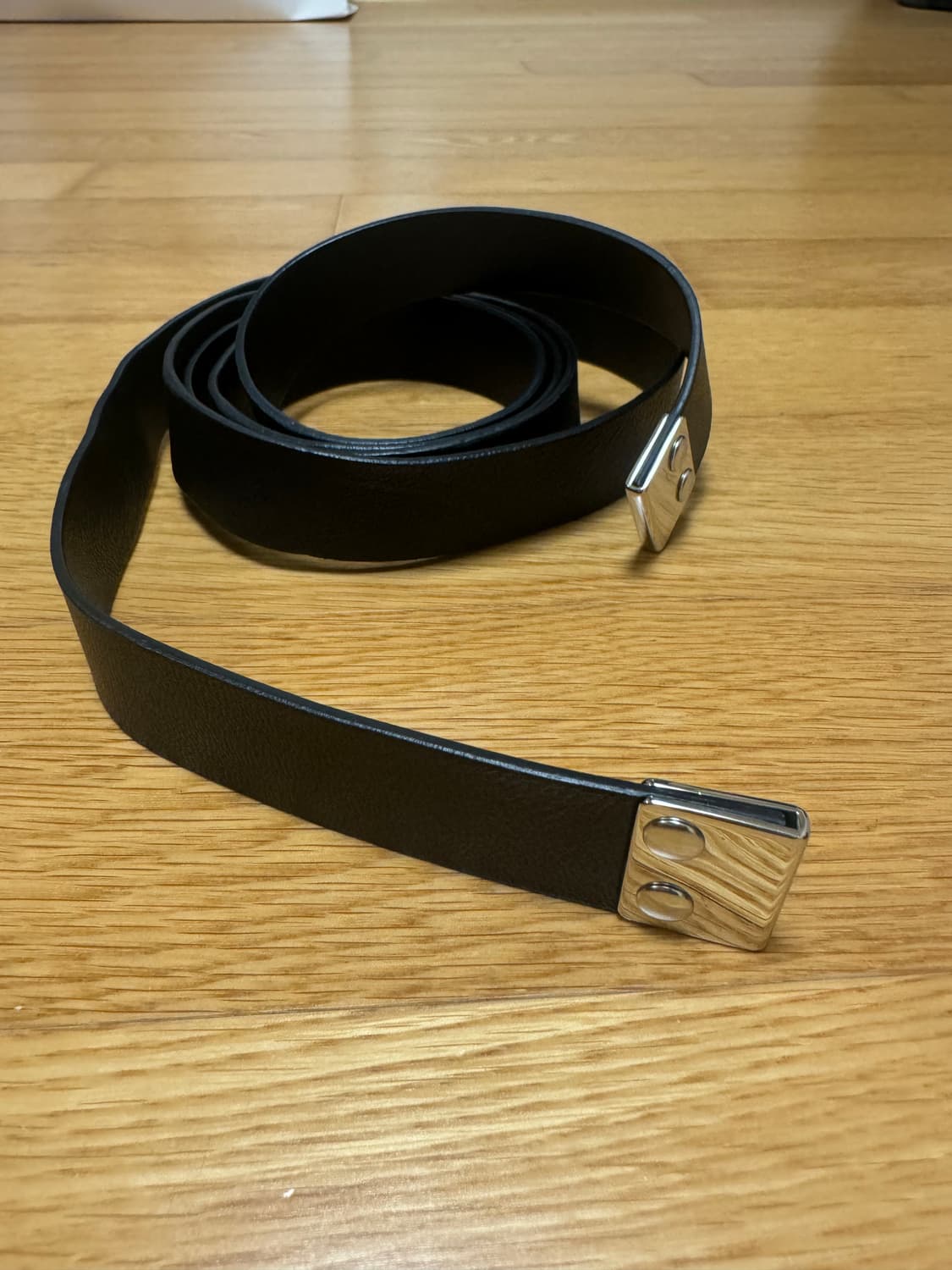 마르니 블랙 양가죽 벨트 상품이미지1