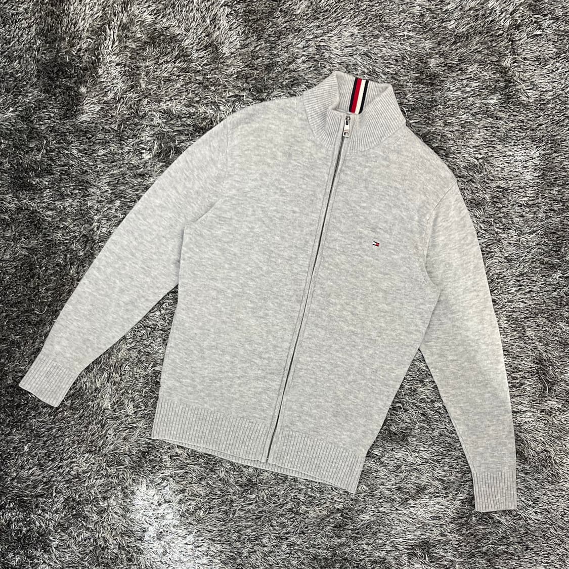 타미힐피거 남성 램스울 니트 집업 (XL) 상품이미지1