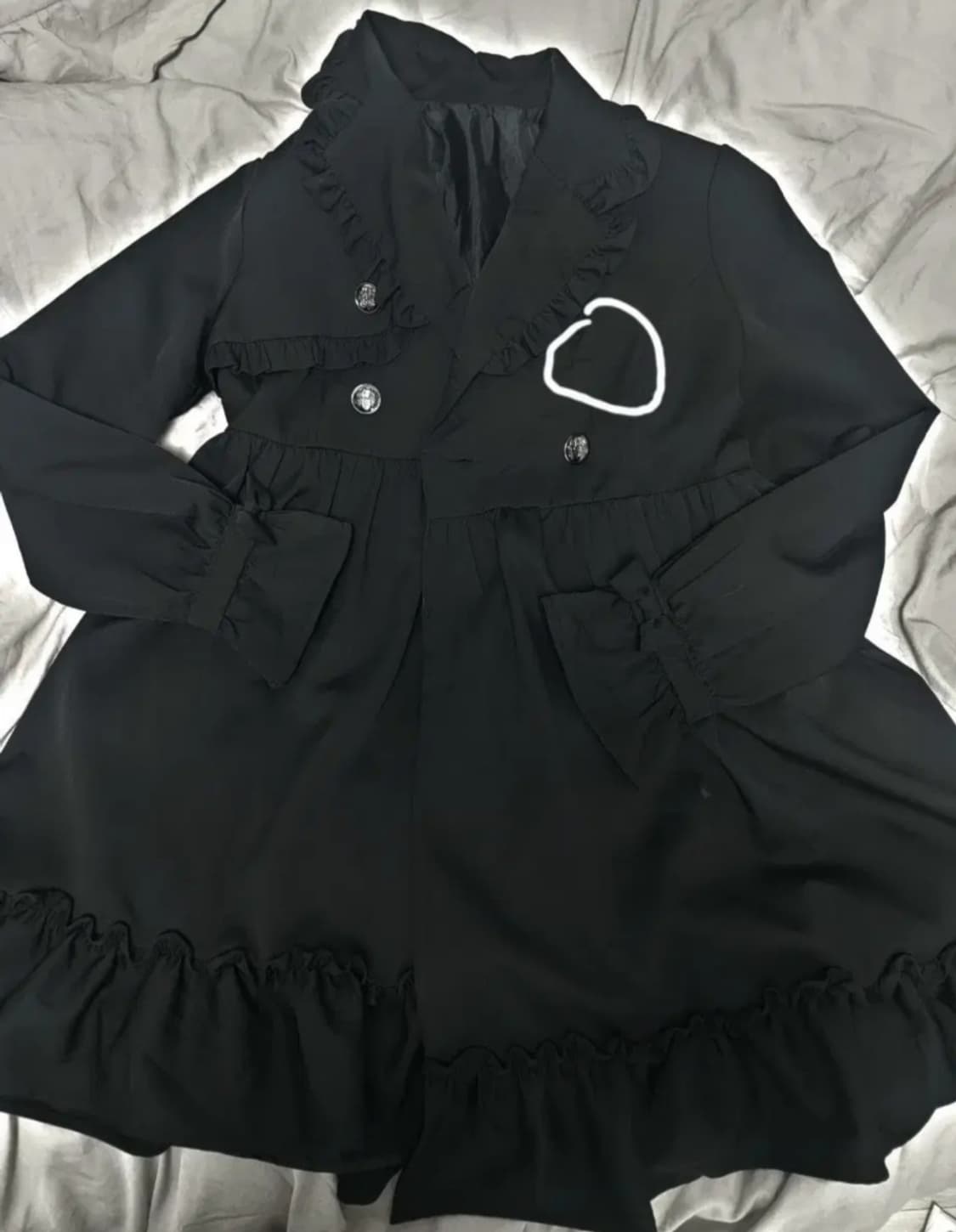 빈티지 레이스 트렌치 코트 상품이미지1