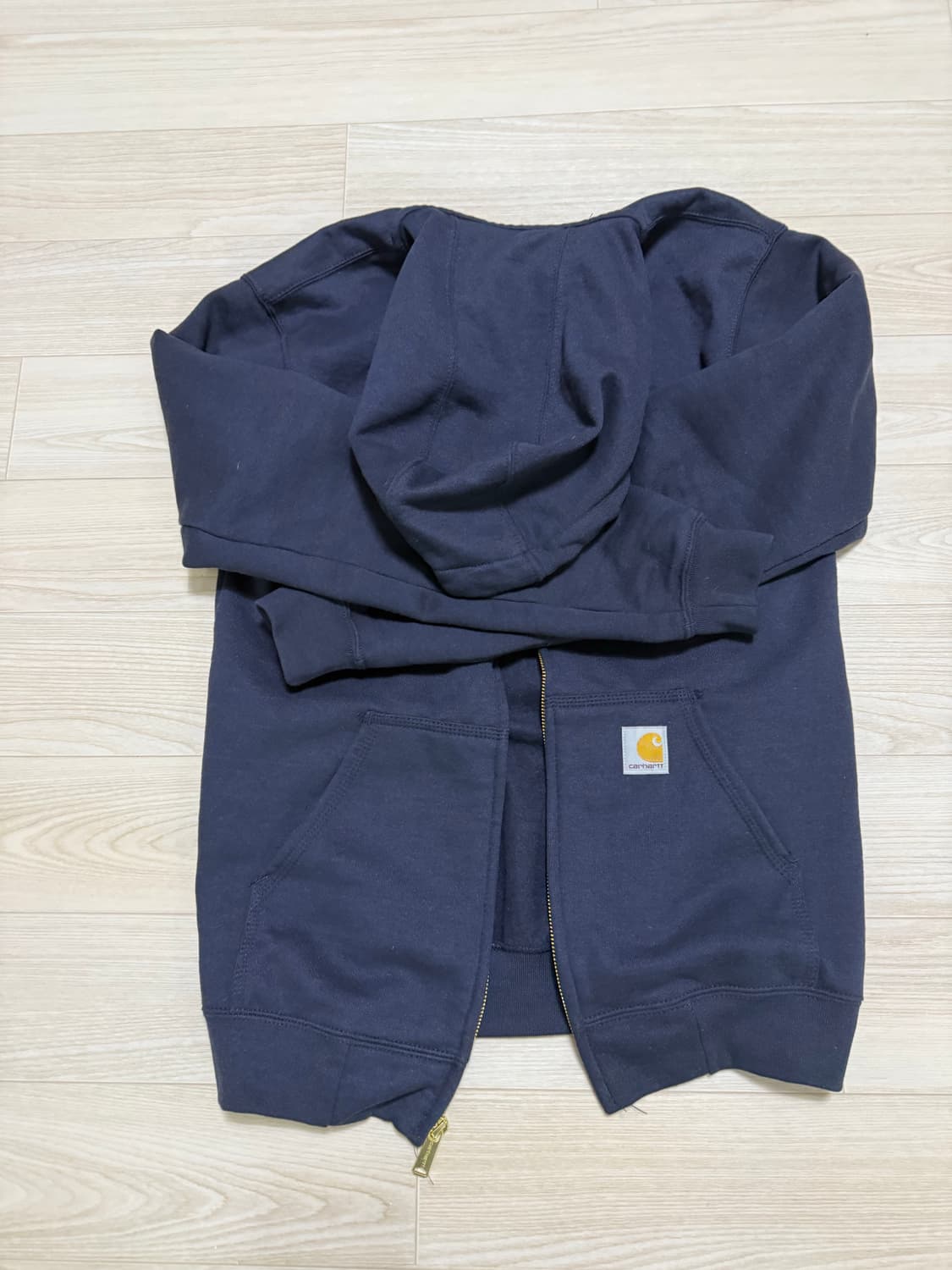 칼하트 후드집업 네이비  상품이미지1