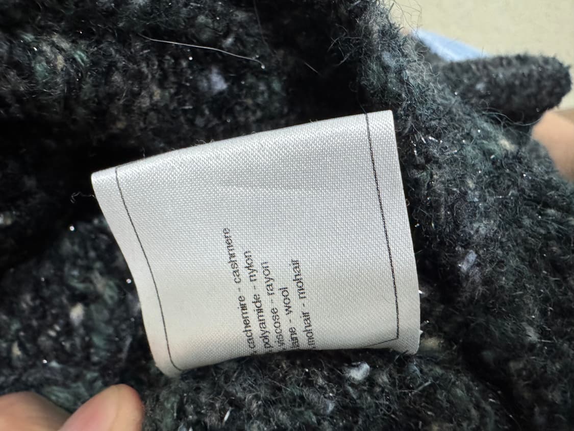 [CHANEL] 샤넬 캐시미어 혼방 트위드 가디건 38사이즈 상품이미지8