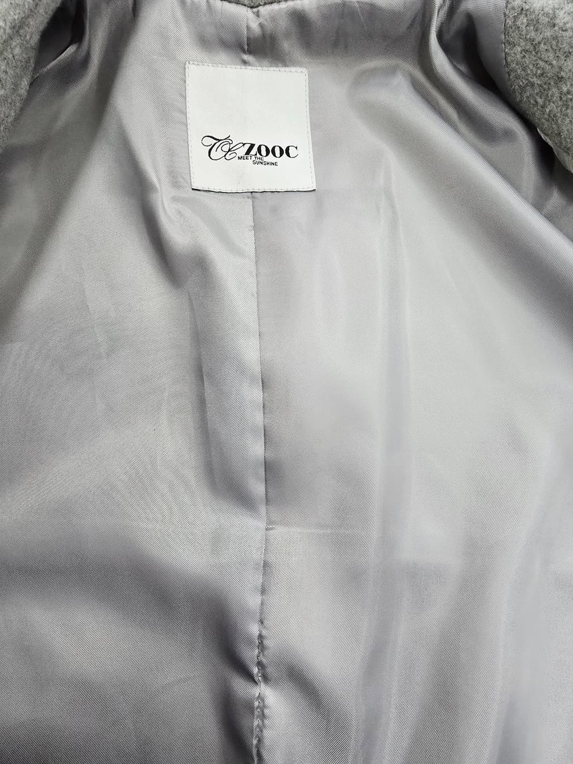 ZOOC 회색 모캐시미어혼방 코트 상품이미지9